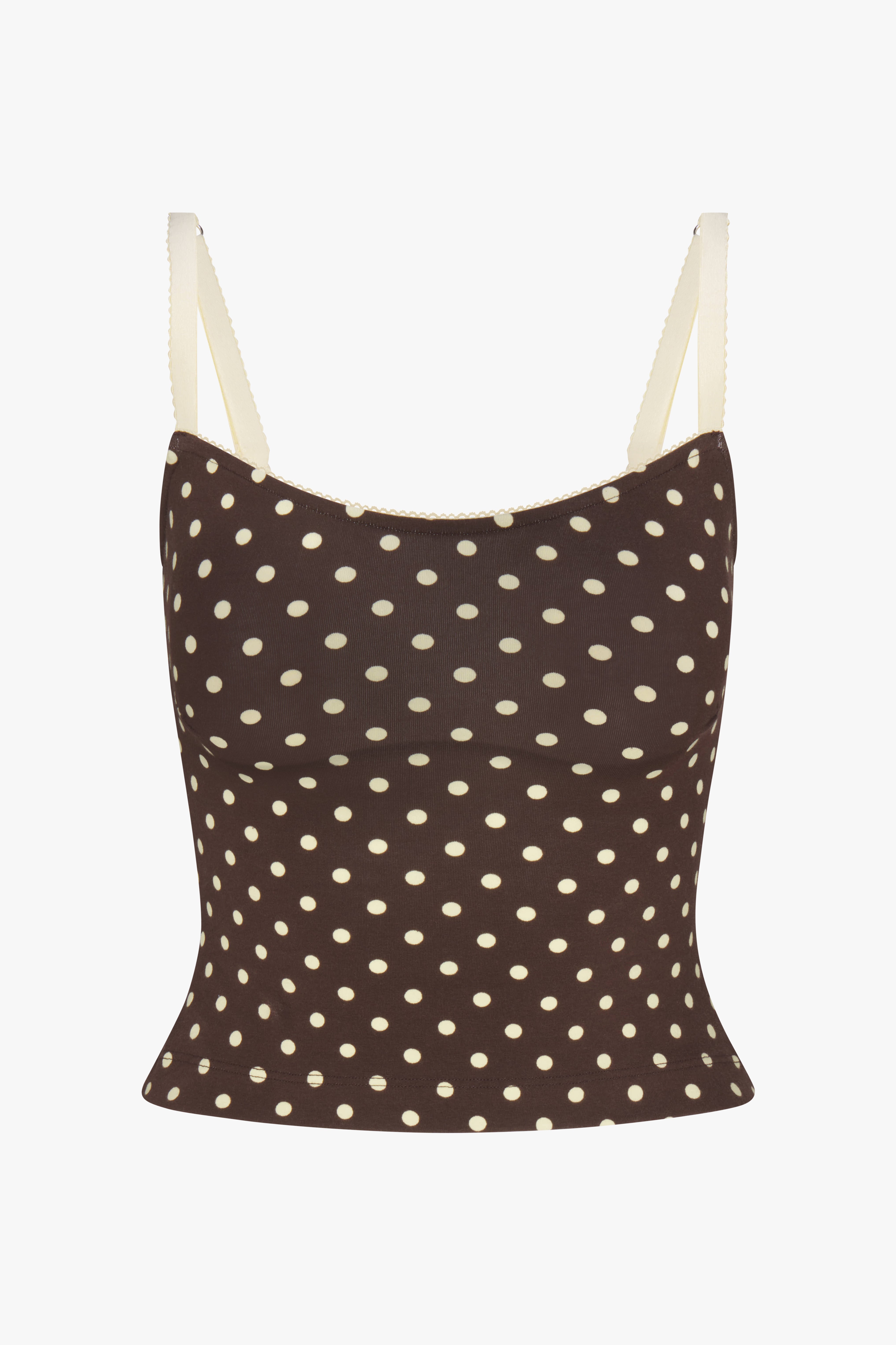 BALCONETTE CAMI IN ESPRESSO DOT – RAT BOI