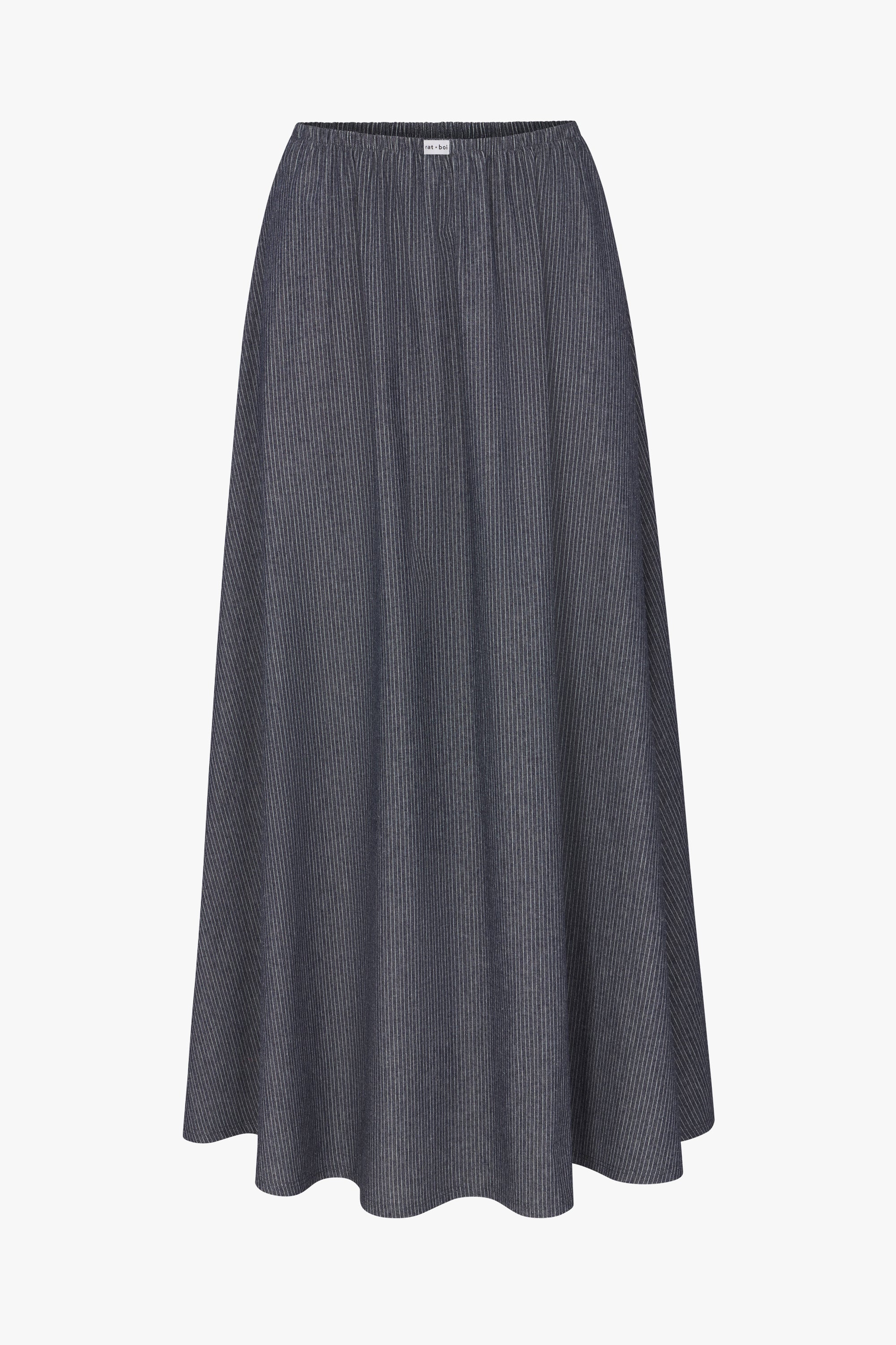 DREAM SKIRT IN RAILROAD DENIM – RAT BOI