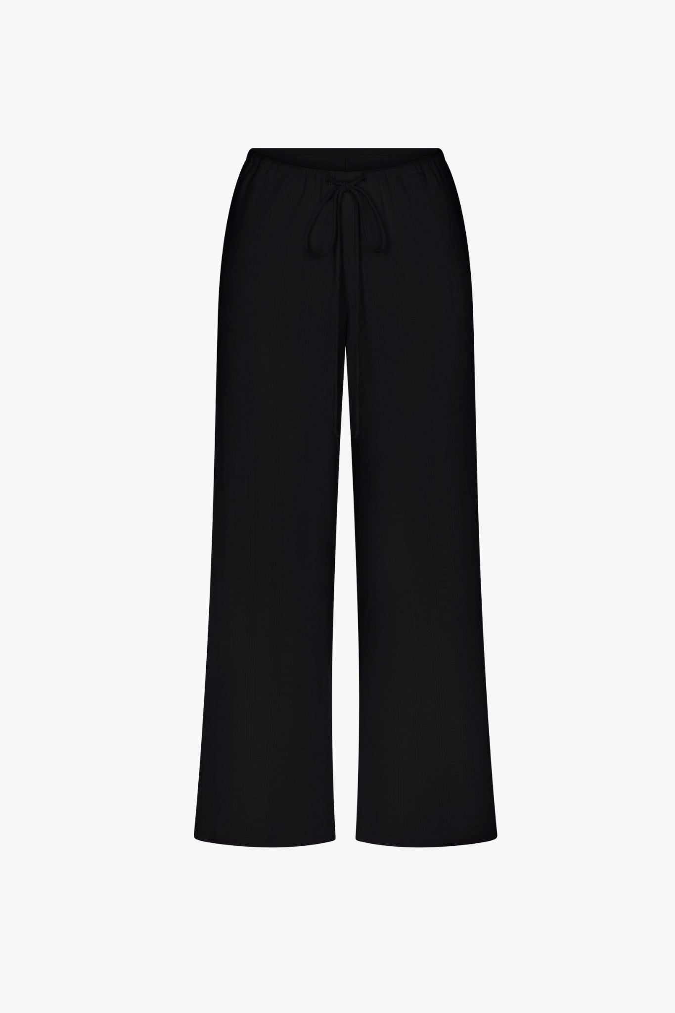 DRAWSTRING POINTELLE PANT IN ONYX – RAT BOI