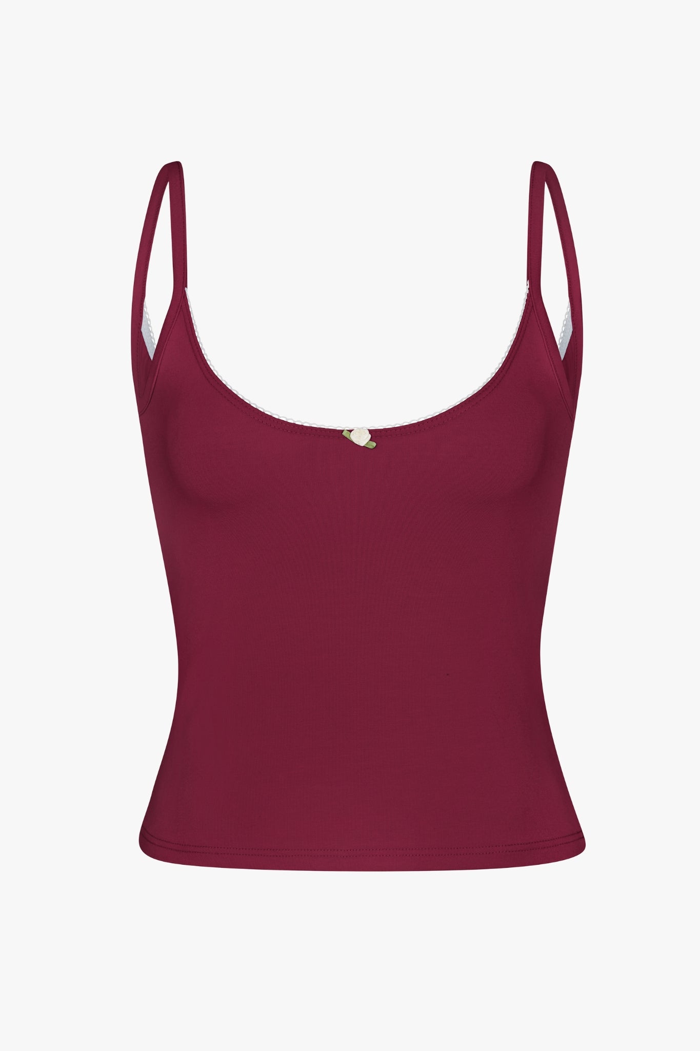 SCOOP BACK CAMI IN BORDEAUX – RAT BOI