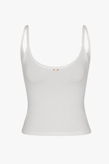 SCOOP BACK CAMI IN CLOUD