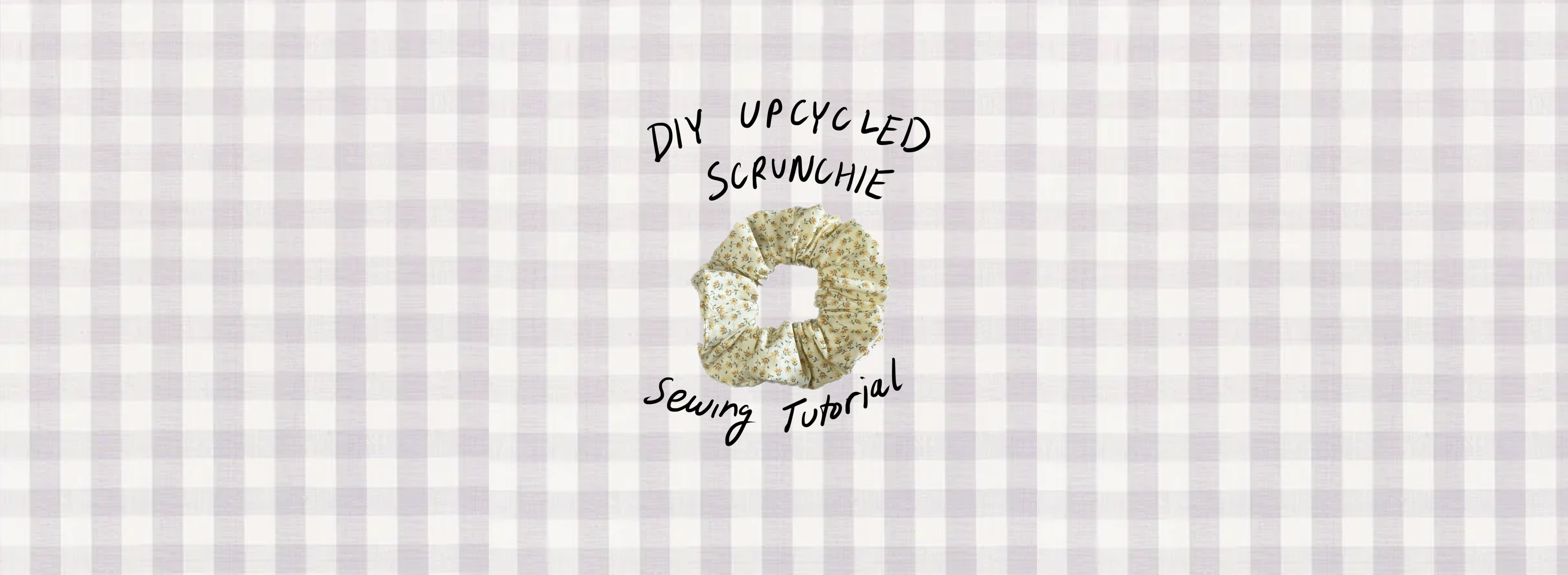 DIY Upcycled Scrunchie