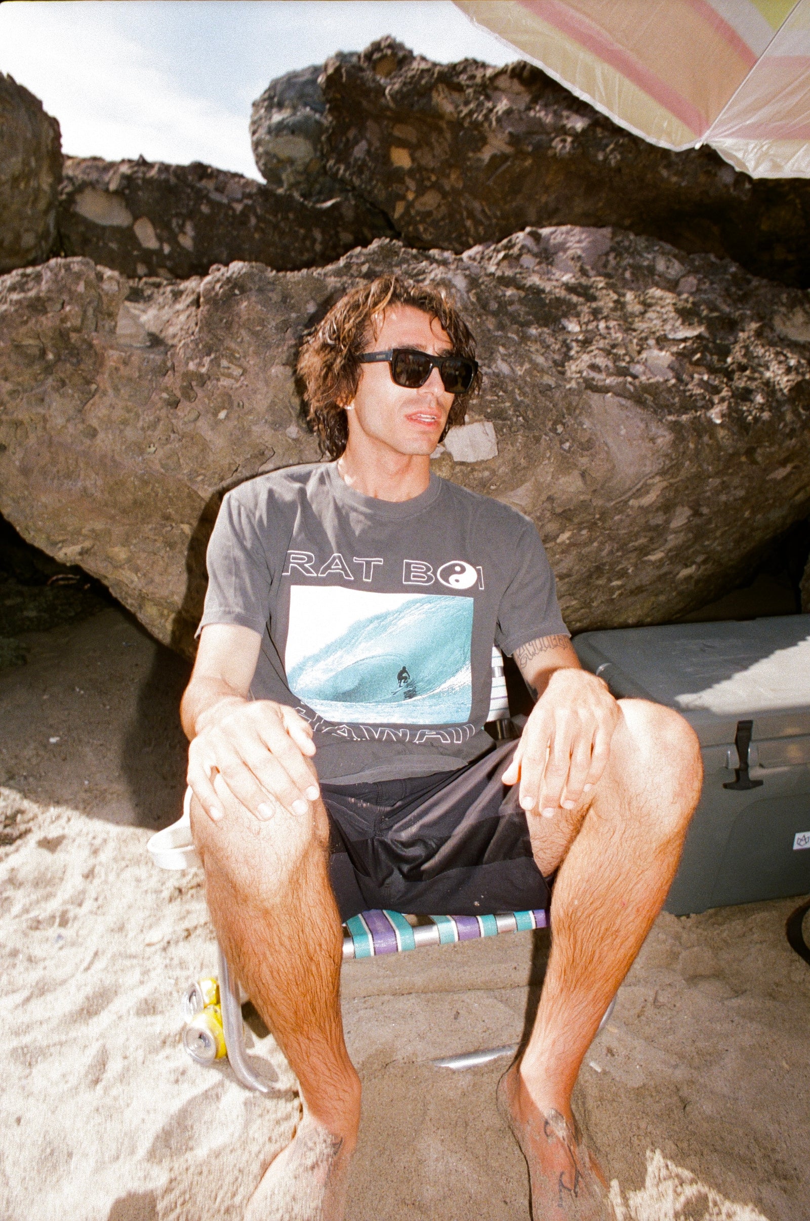 POINT BREAK T-SHIRT IN PEPPER