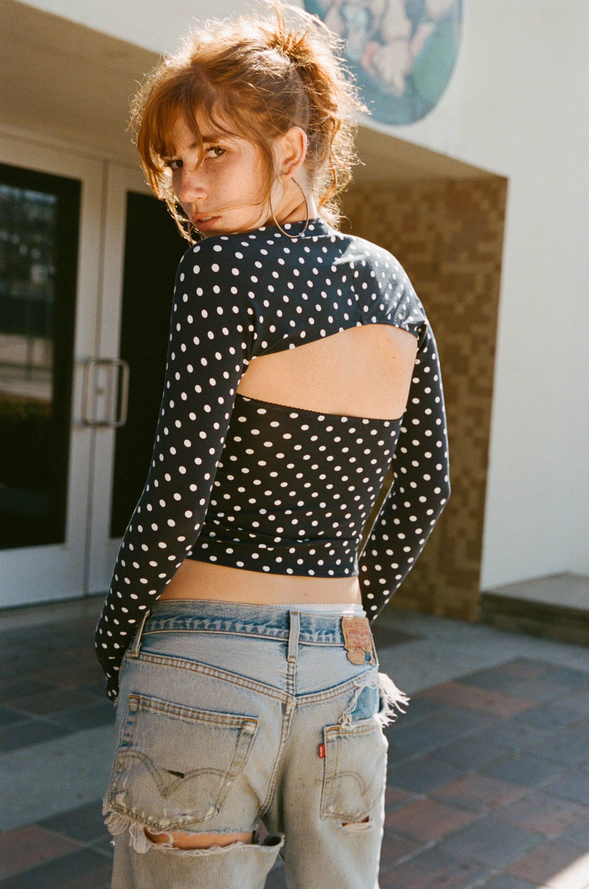 BALLET BOLERO IN DOMINO DOT