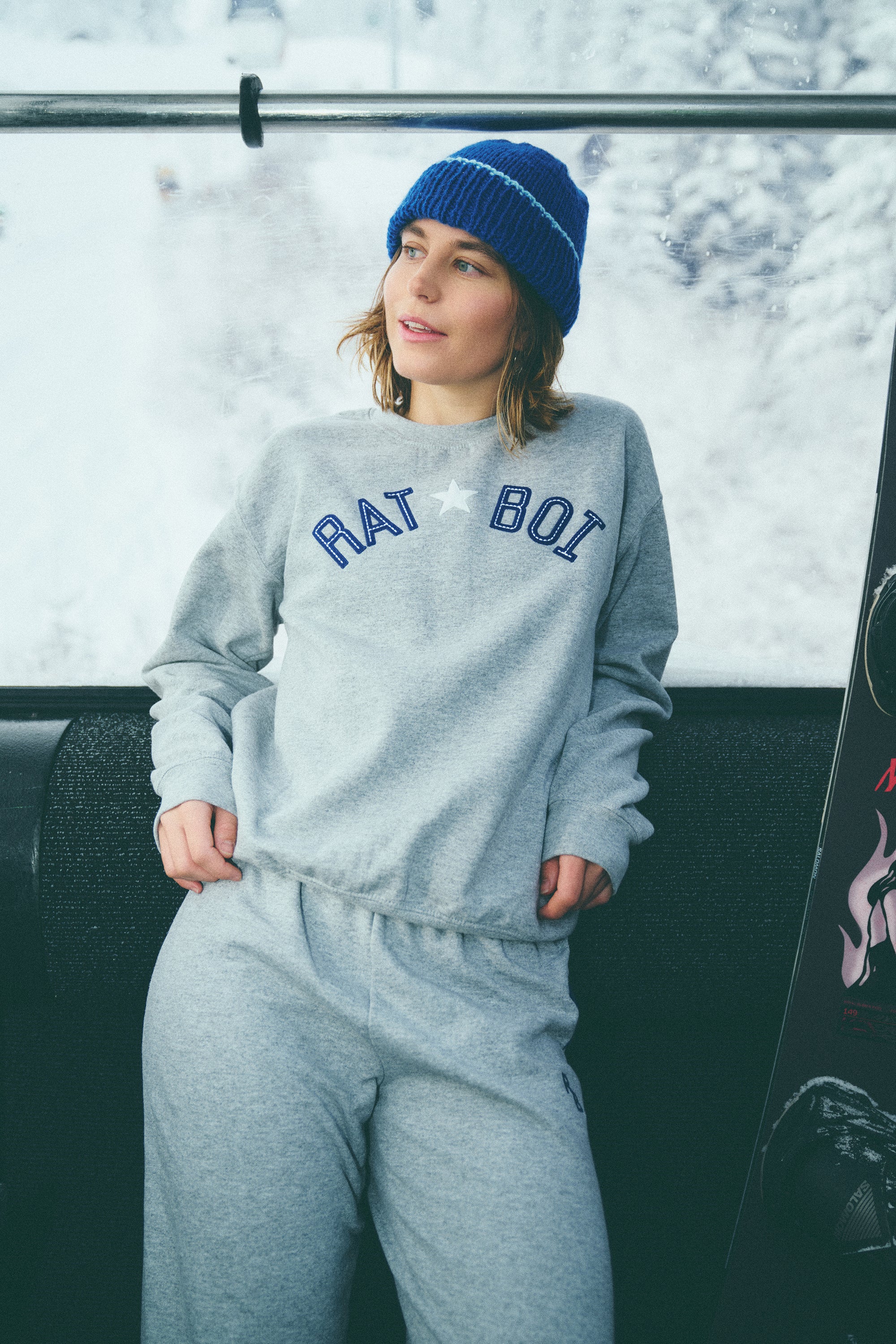 HOMETOWN HERO PULLOVER IN SPORT GREY