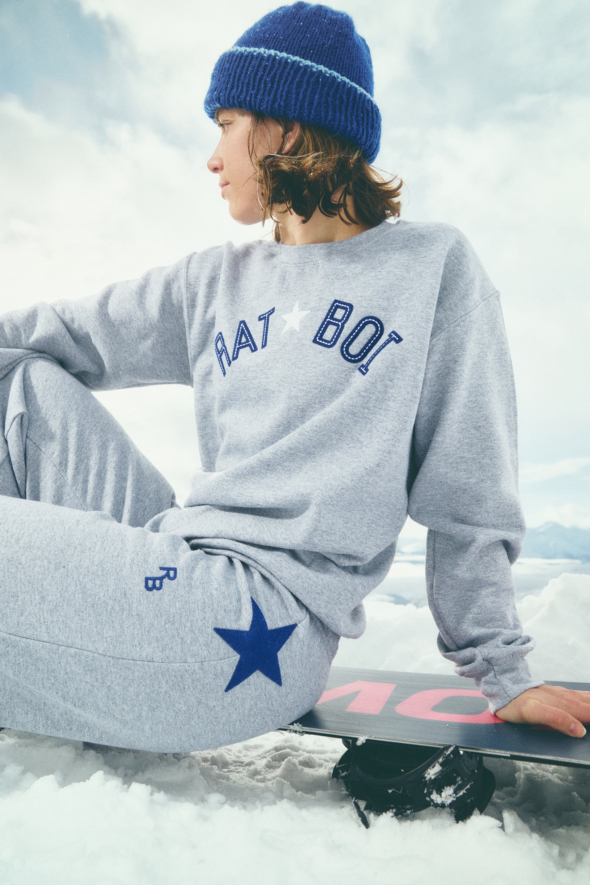 HOMETOWN HERO PULLOVER IN SPORT GREY