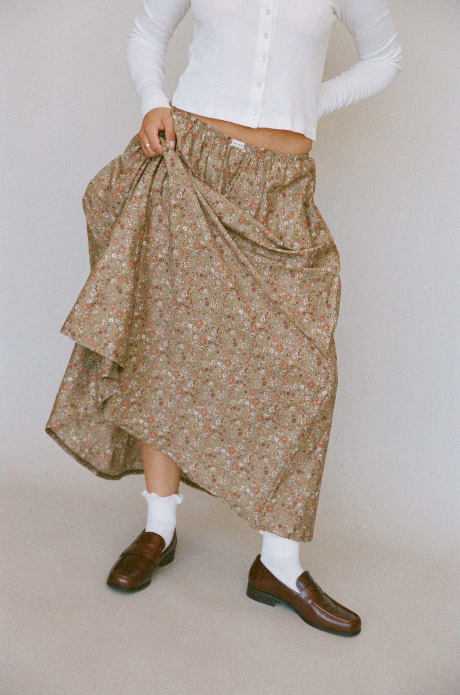 Avec Les Filles Women's Cotton Embroidered Midi Skirt - Macy's