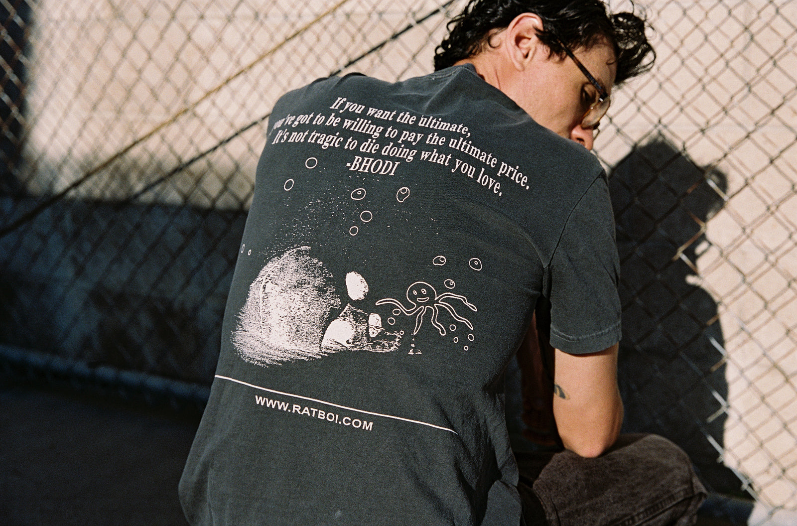 POINT BREAK T-SHIRT IN PEPPER