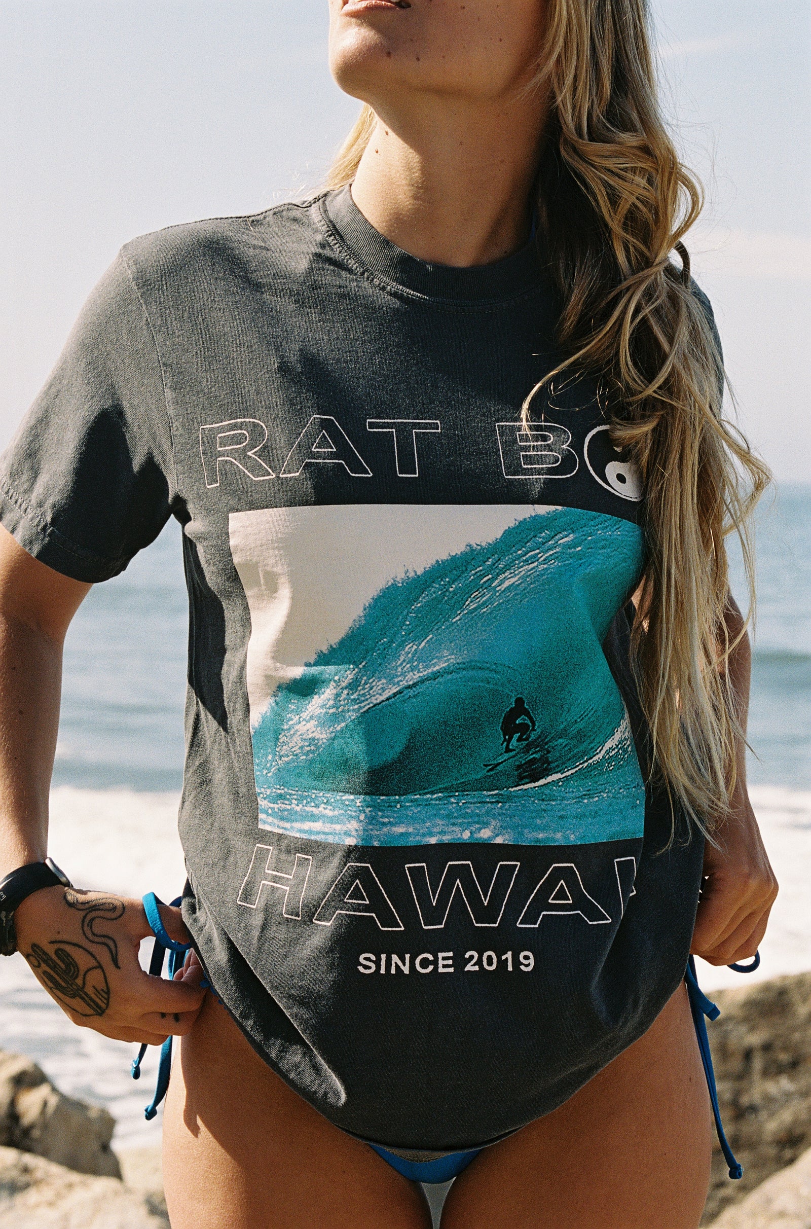 POINT BREAK T-SHIRT IN PEPPER