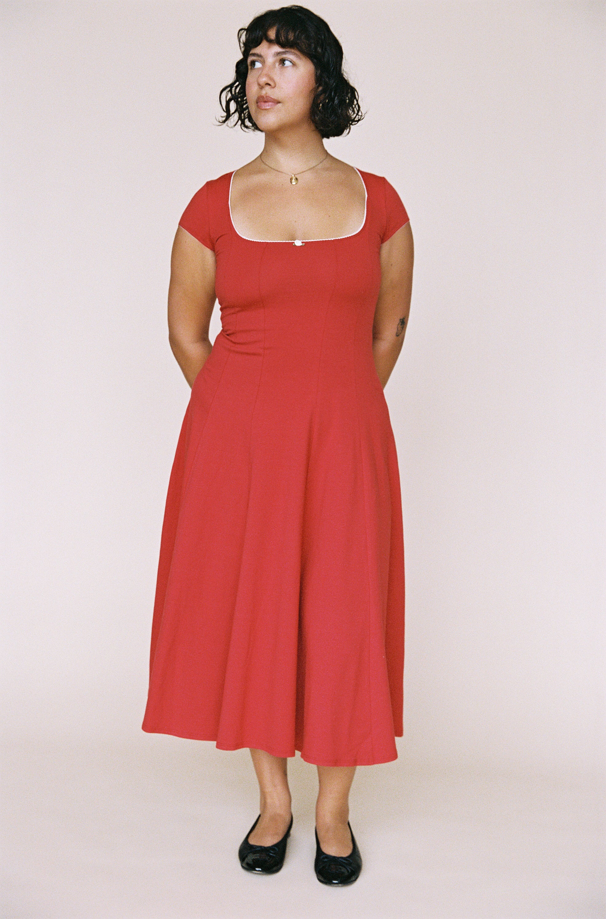 DREAM DRESS IN CHERRY