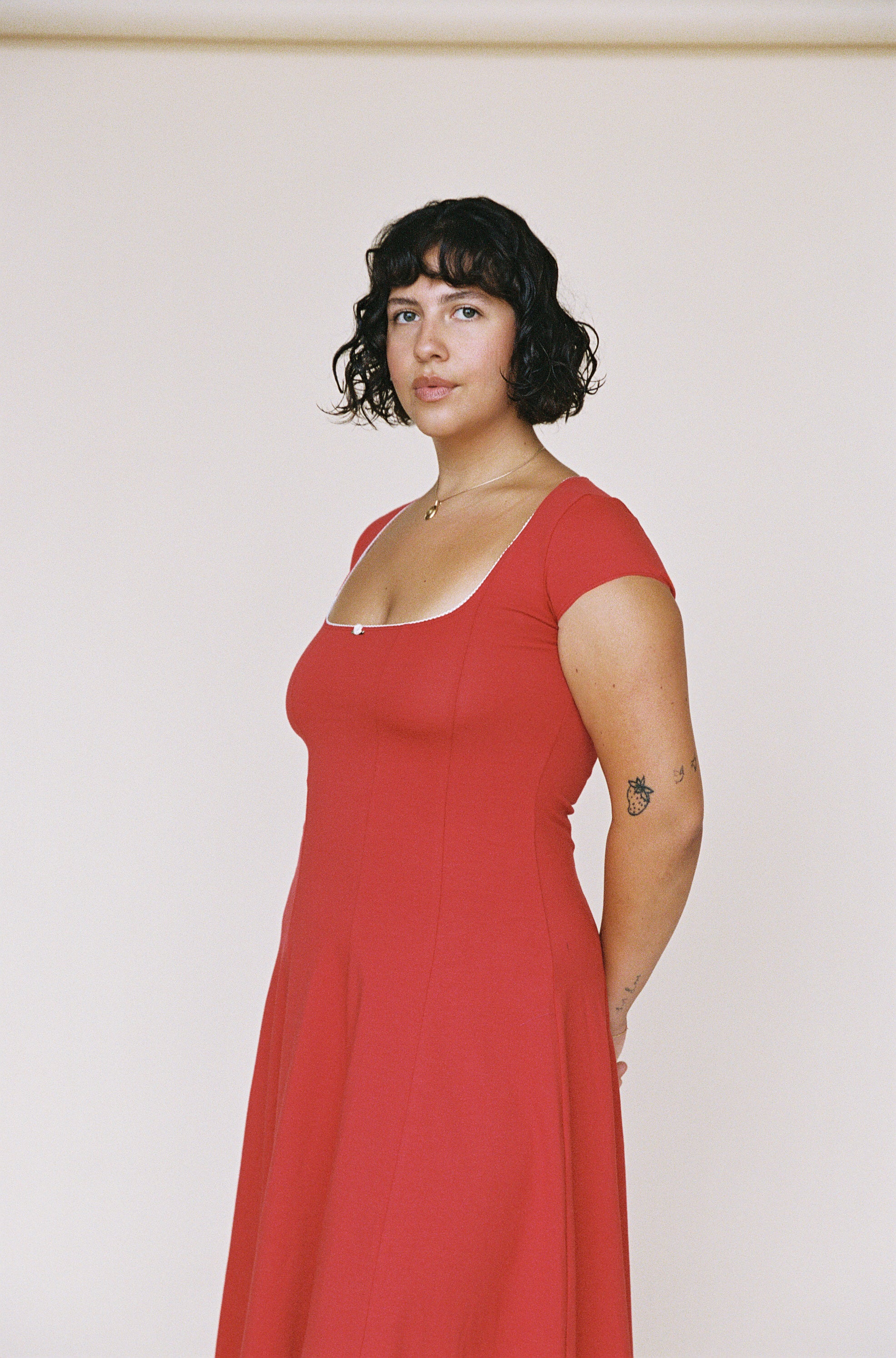DREAM DRESS IN CHERRY