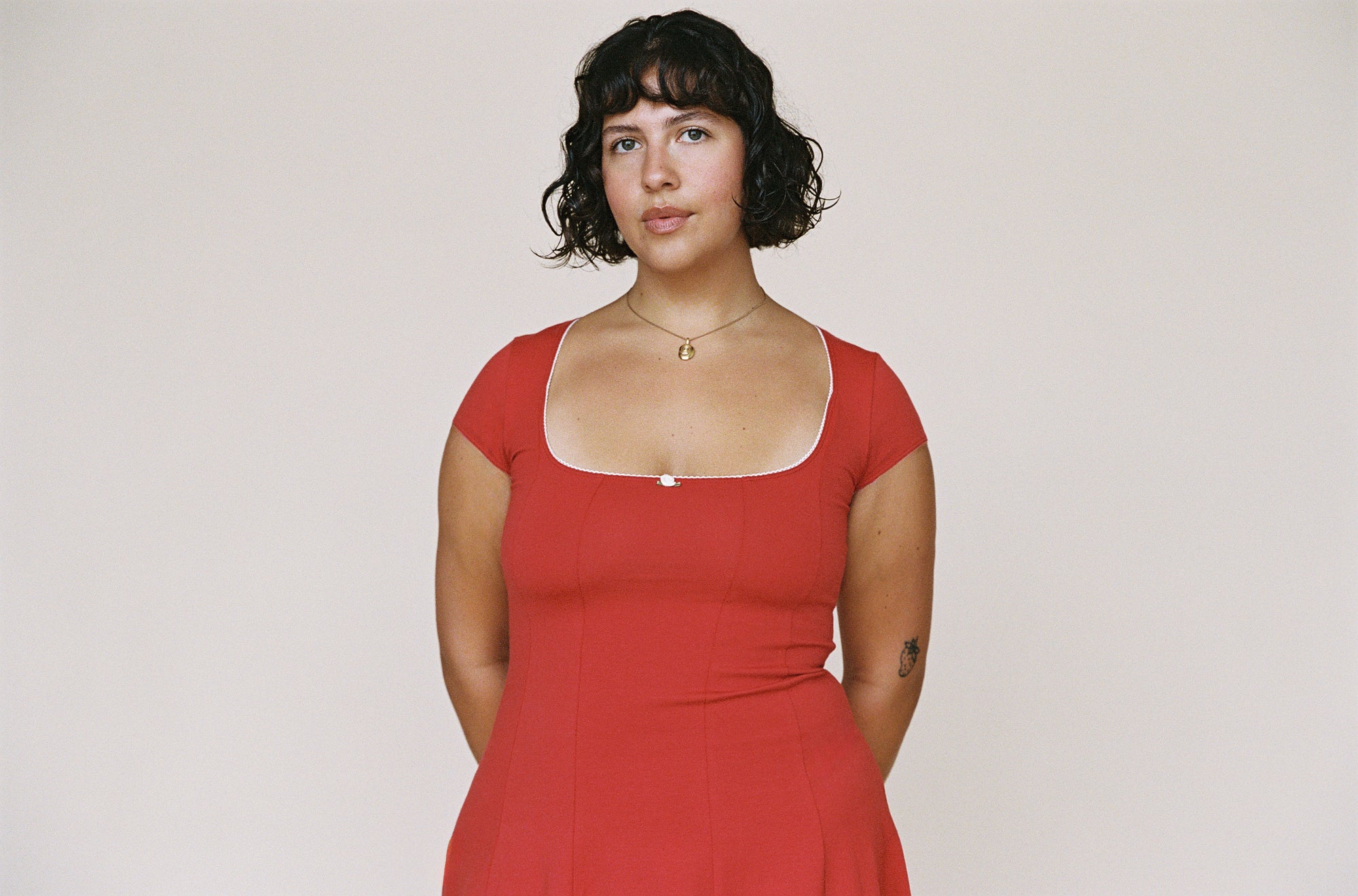 DREAM DRESS IN CHERRY