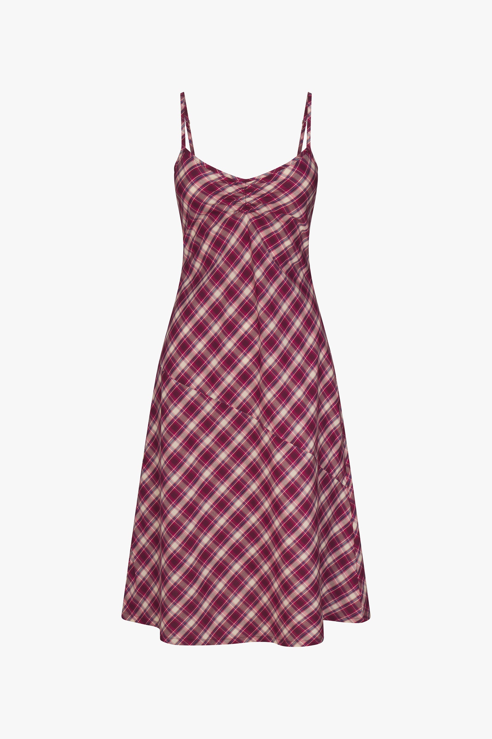 90'S BIAS SLIP DRESS IN AZALEA