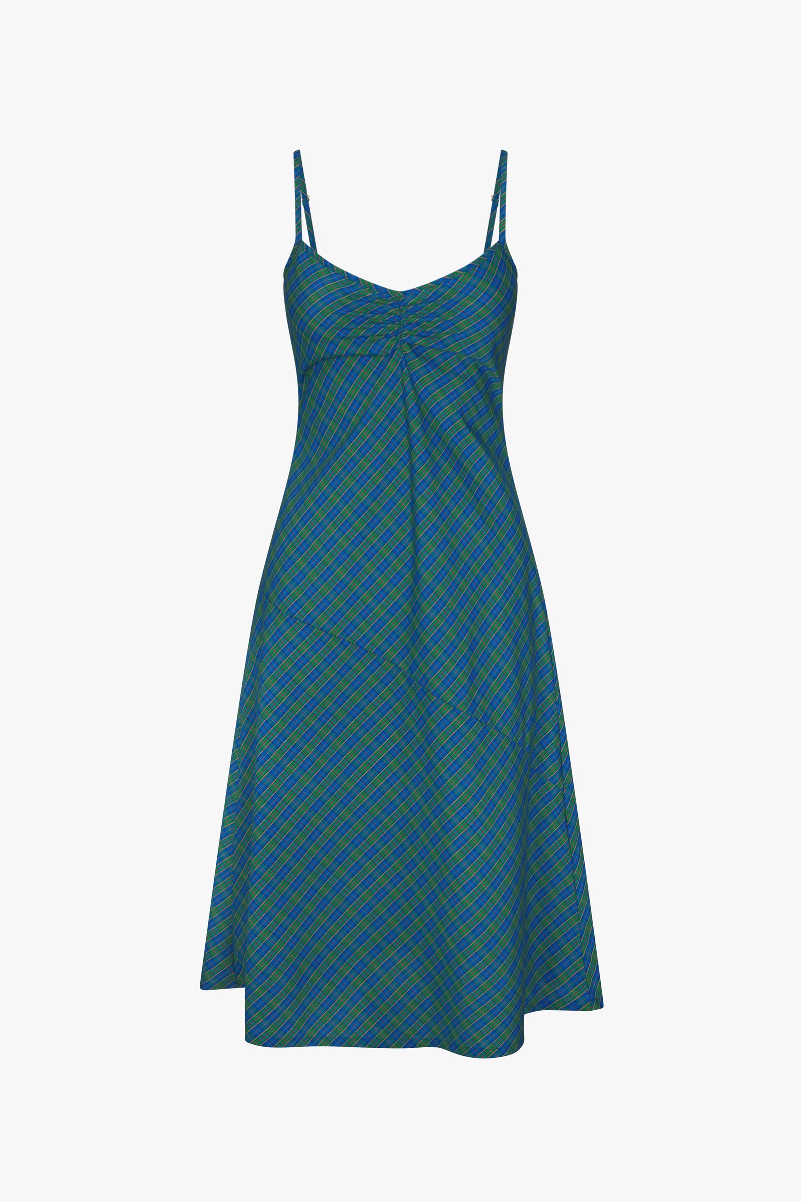 90'S BIAS SLIP DRESS IN Meadow 2X / Meadow
