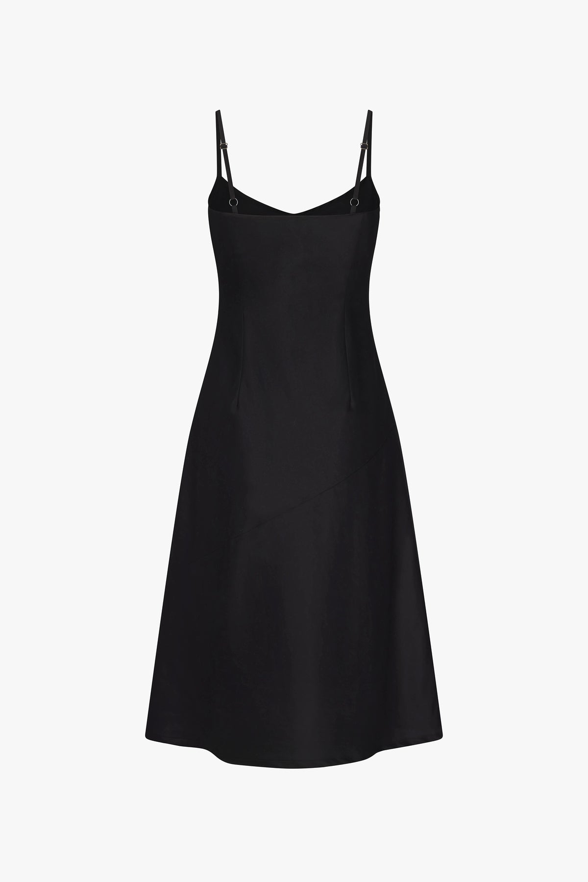 black bias cut slip dress Simone Bias Slip TENDRESSE STUDIO