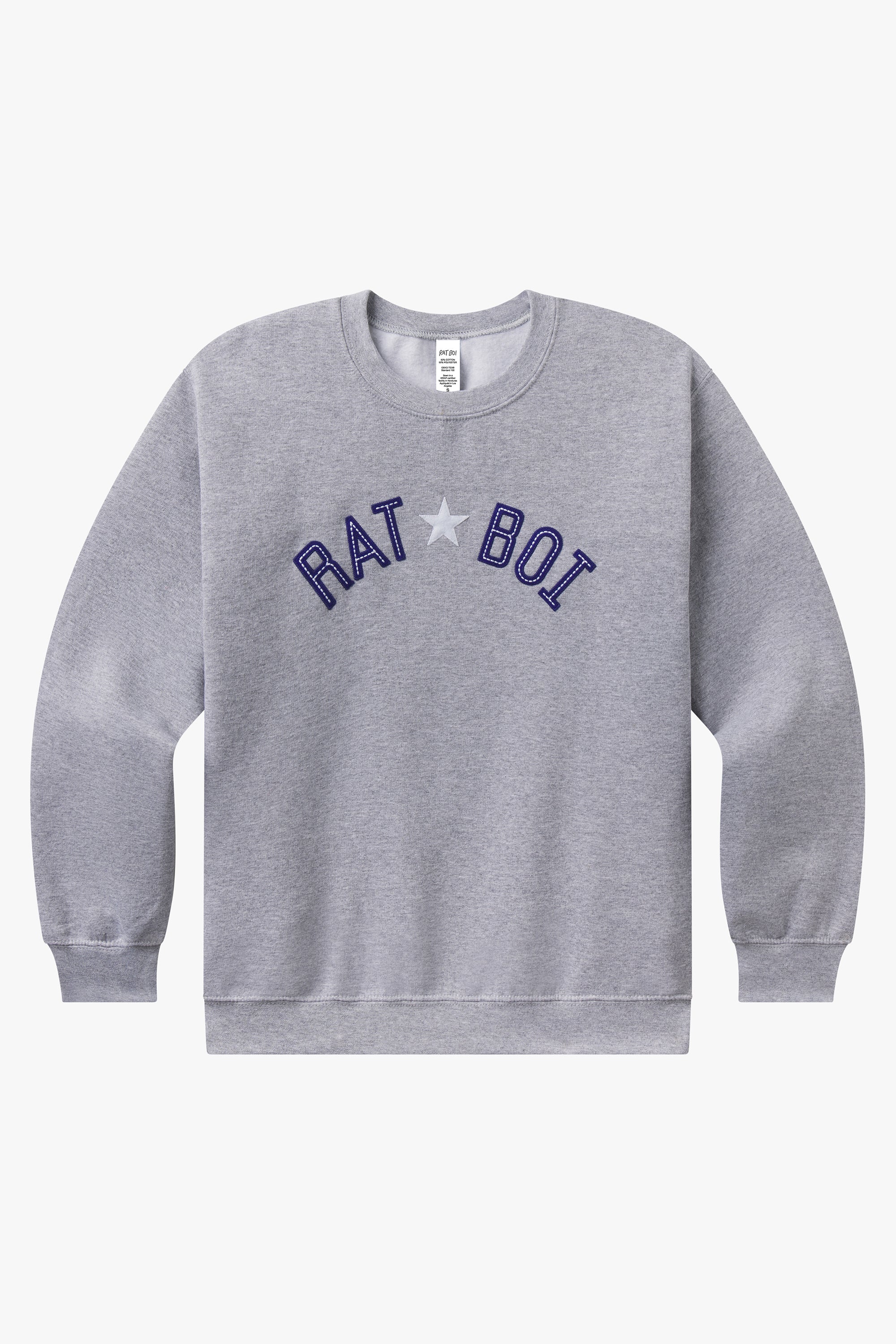 HOMETOWN HERO PULLOVER IN SPORT GREY