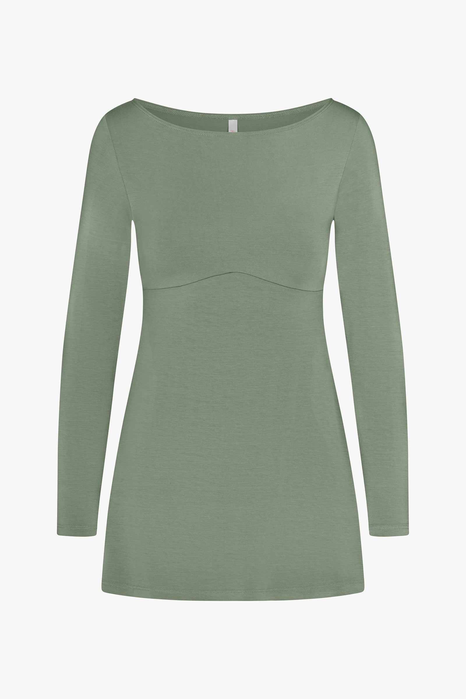 BOATNECK DRESS IN SAGE