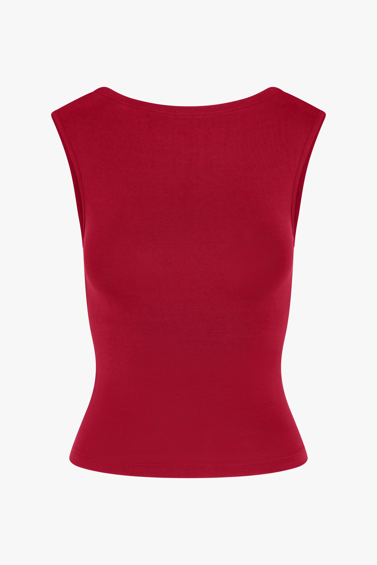 BOATNECK TOP IN POPPY