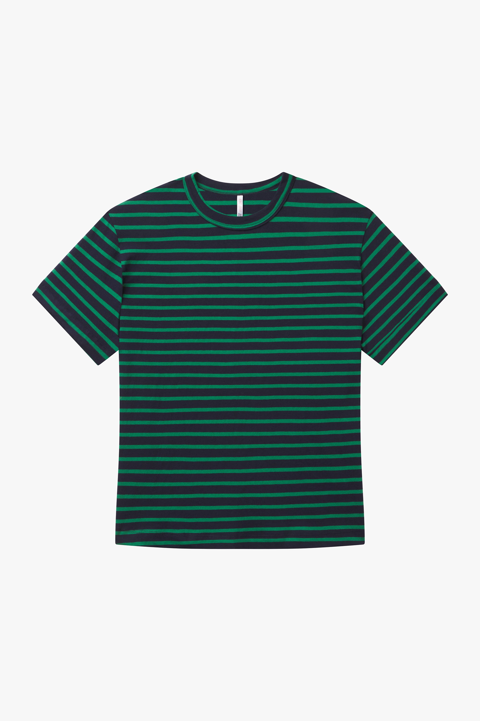 OVERSIZED BOIFRIEND T-SHIRT IN INDIGO STRIPE