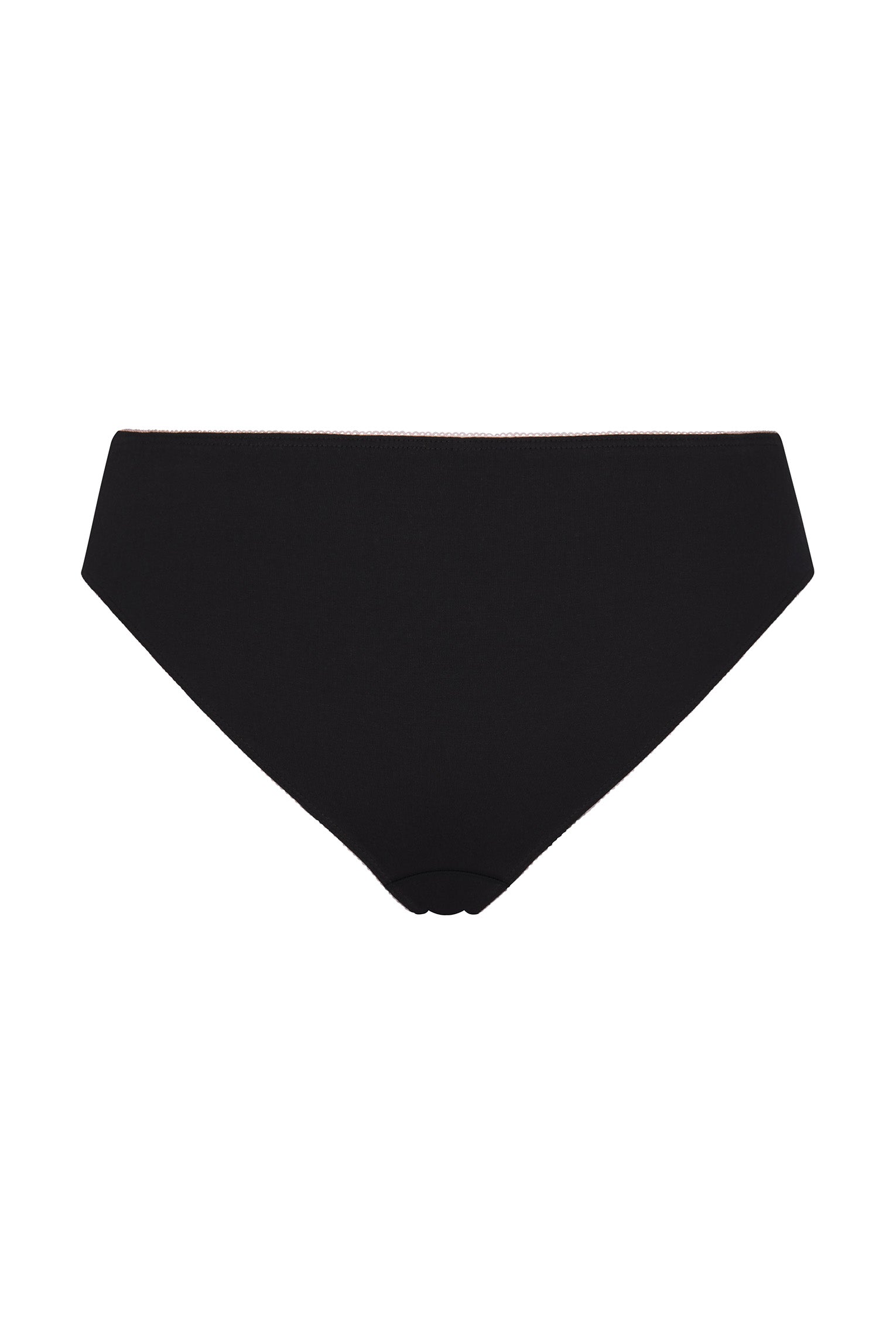 LOW RISE UNDERWEAR IN ONYX/BABY PINK