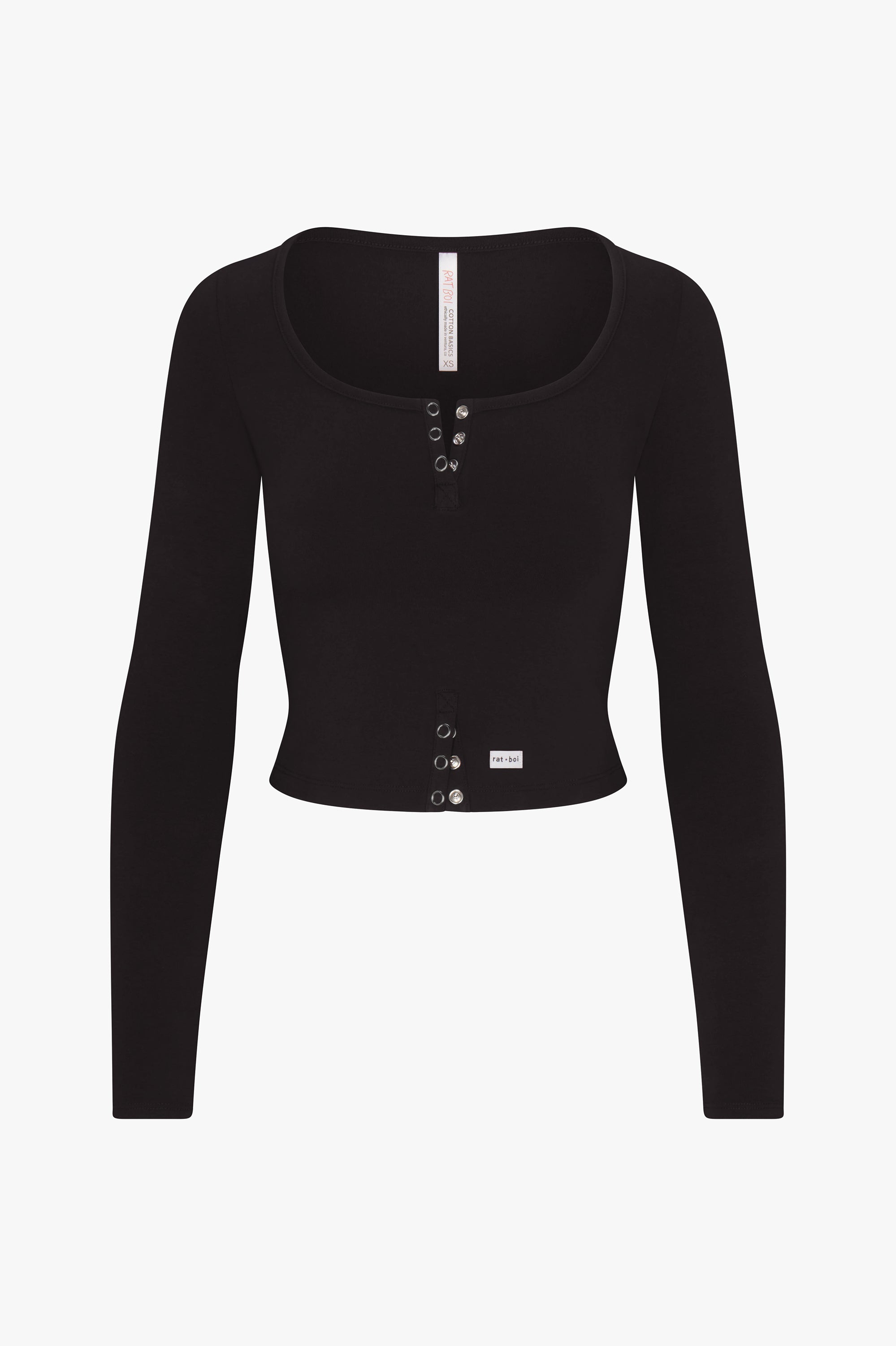 BUTTERFLY SNAP TOP IN ONYX