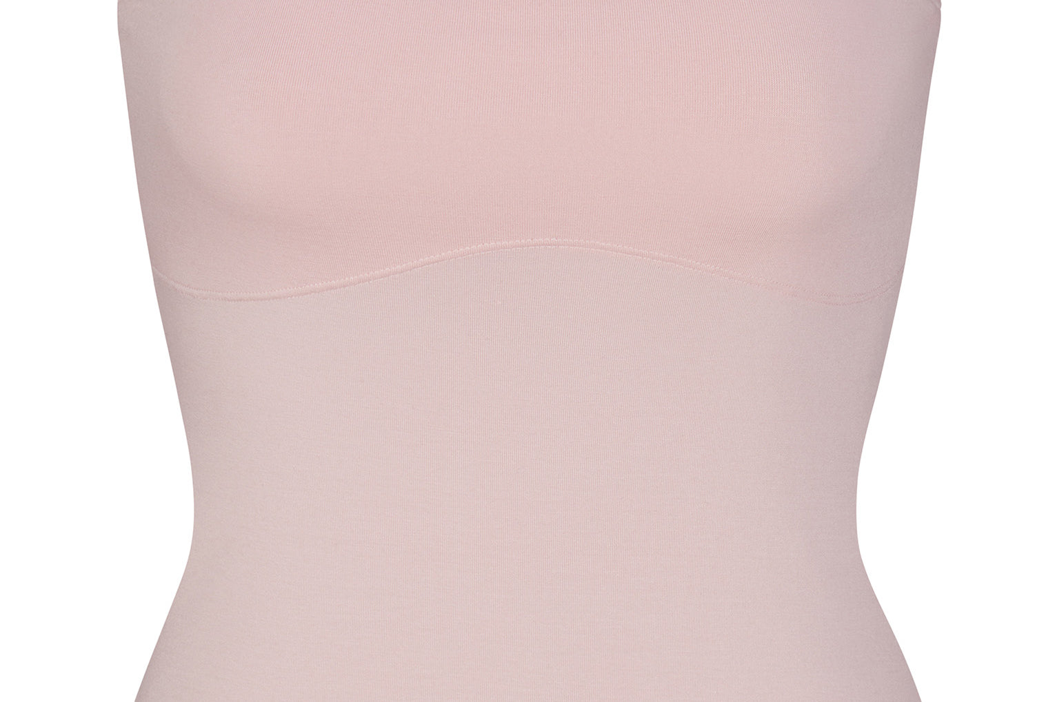 LINED CONTOUR TUBE TOP IN PETAL/ONYX