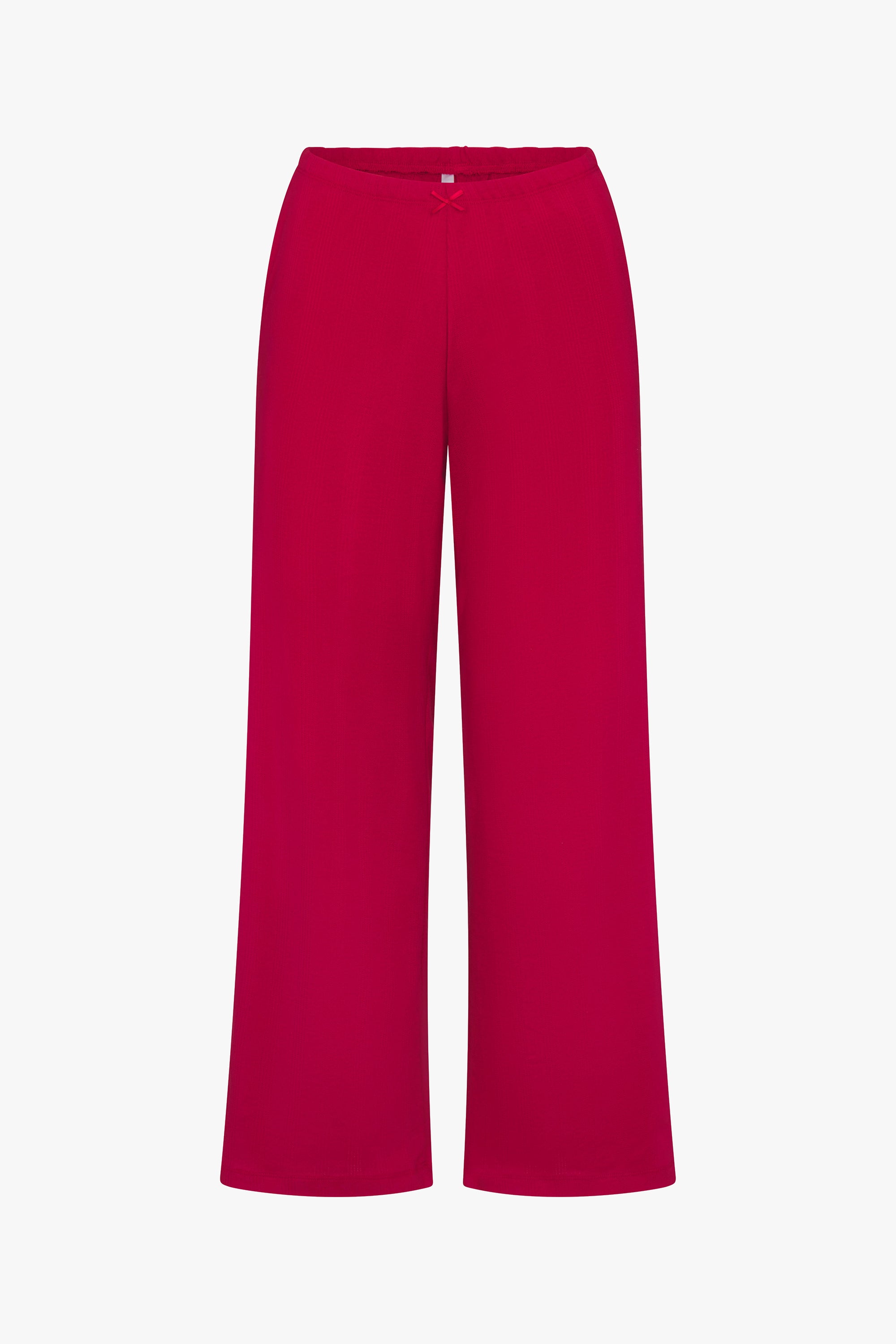 POINTELLE EASY PANT IN CHERRY