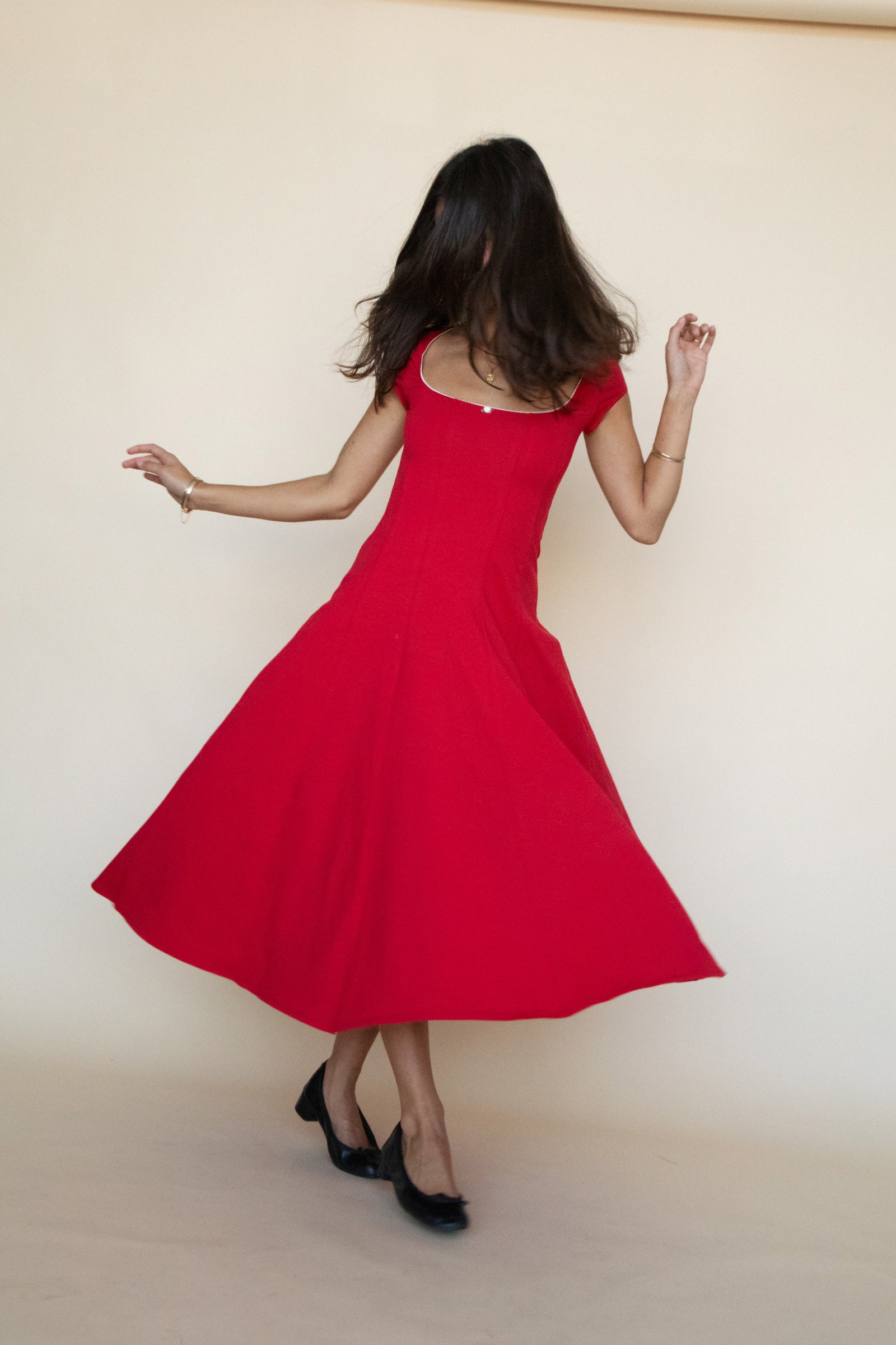 DREAM DRESS IN CHERRY