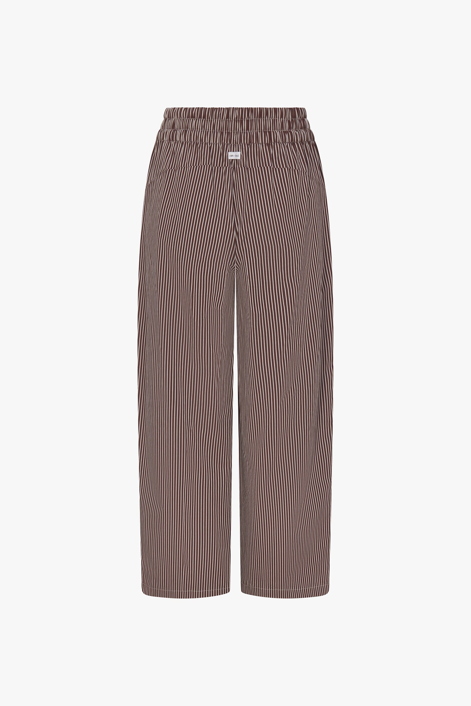 DREAM JOGGER IN MOCHA PINSTRIPE