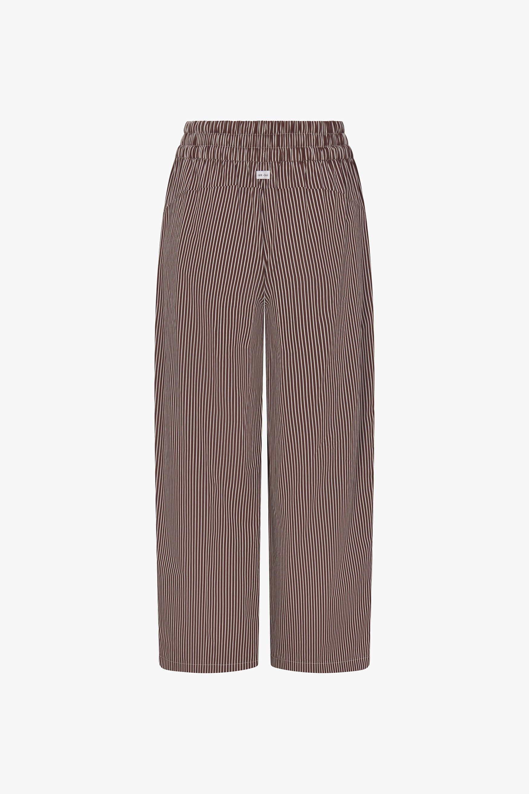 DREAM JOGGER IN MOCHA PINSTRIPE