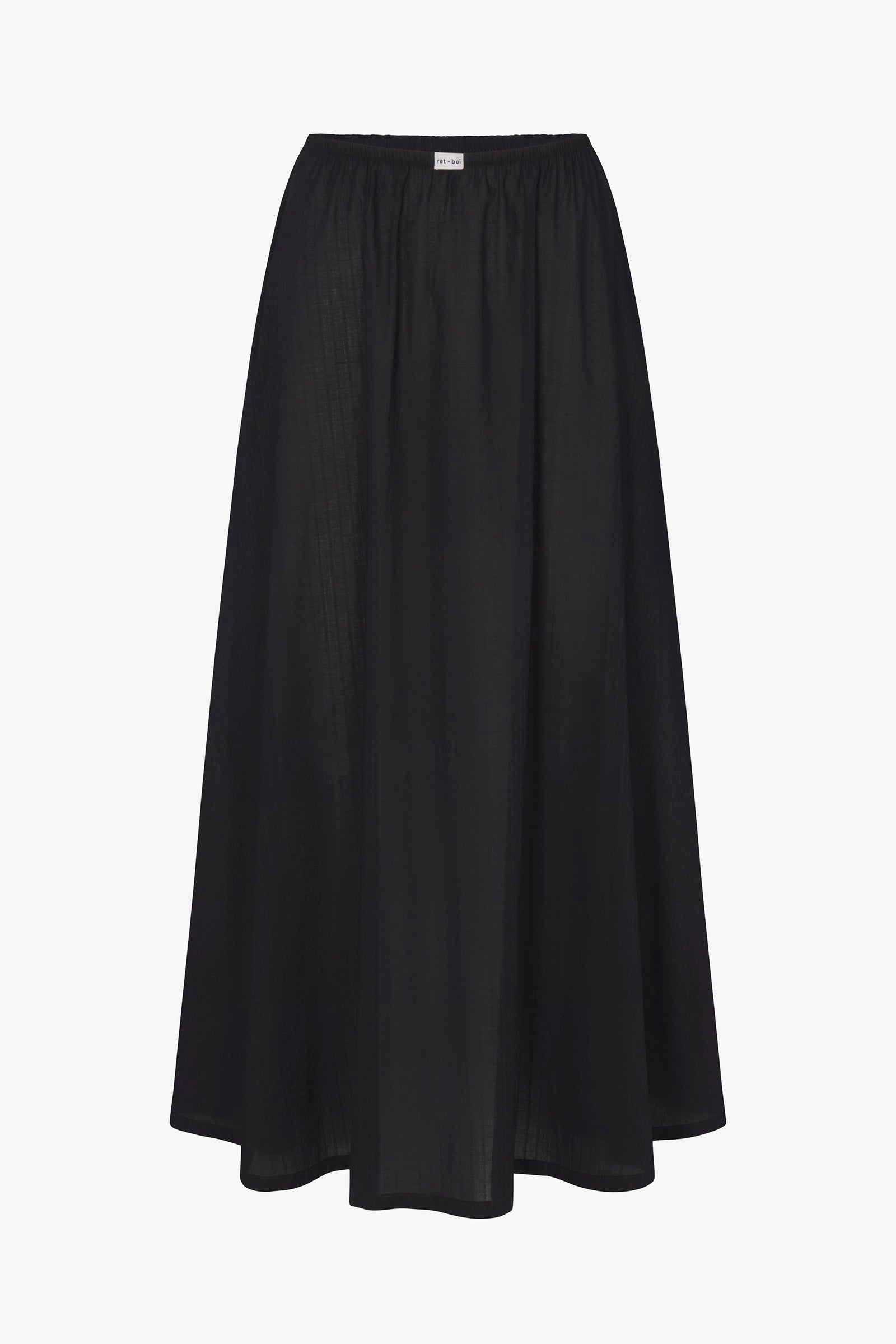 DREAM SKIRT IN ONYX DOBBY