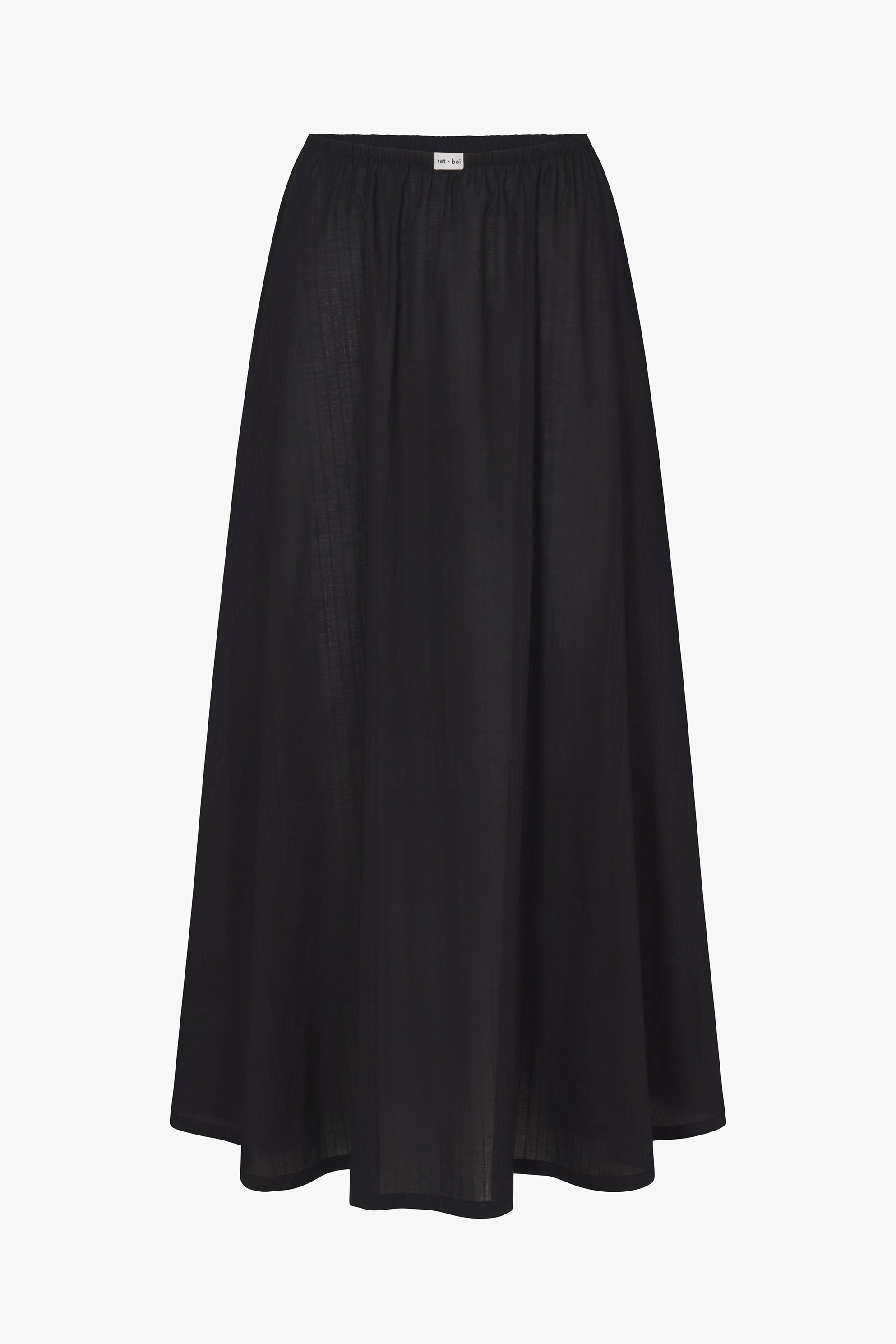 DREAM SKIRT IN ONYX DOBBY