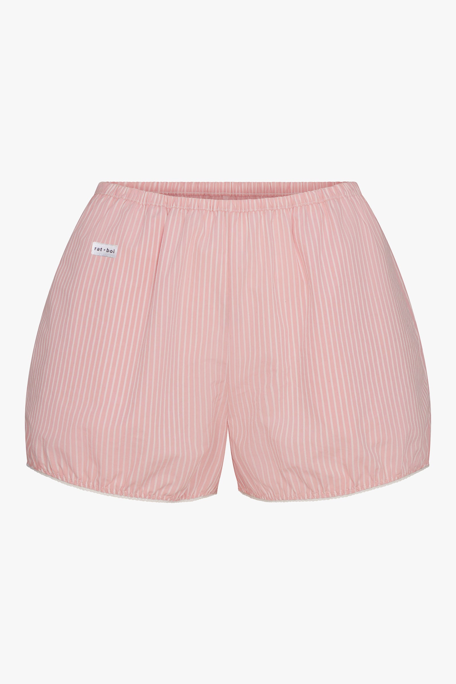 EASY BLOOMER SHORT IN PEONY STRIPE