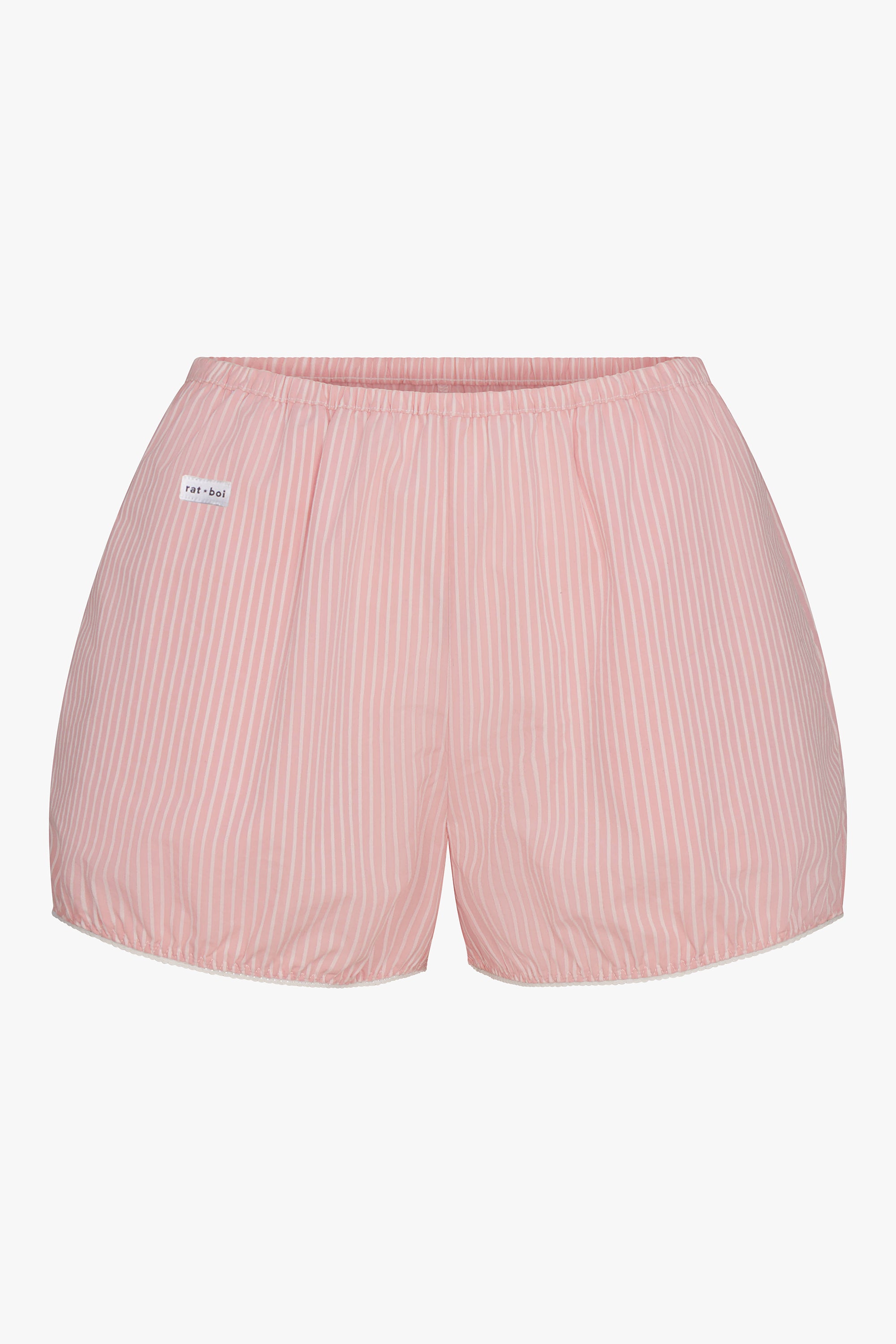 EASY BLOOMER SHORT IN PEONY STRIPE