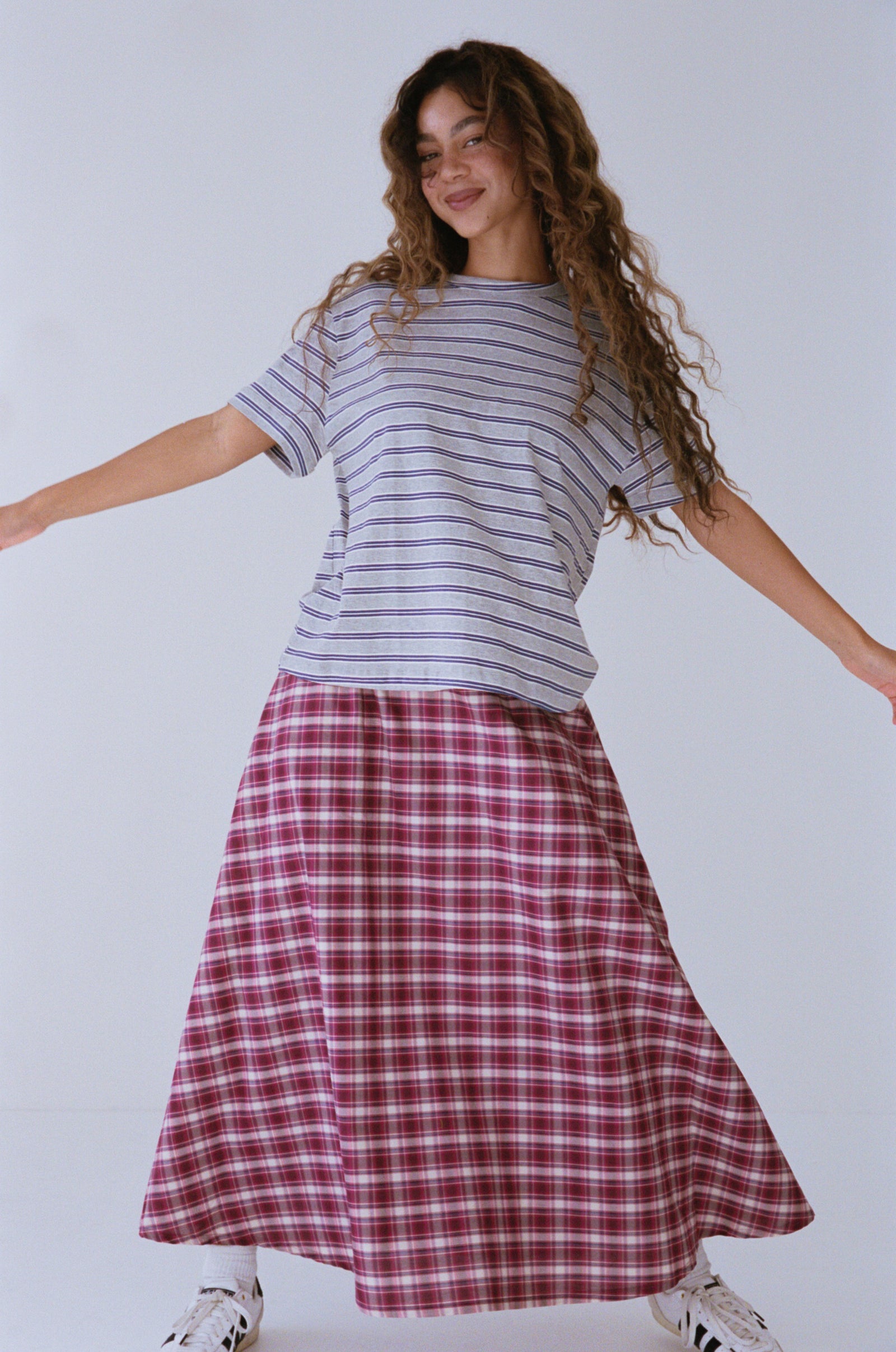 DREAM SKIRT IN AZALEA