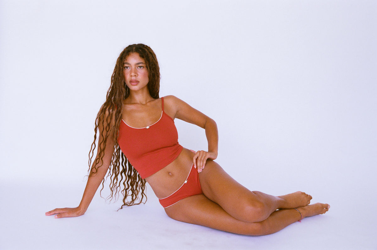 LOW RISE UNDERWEAR IN OCHRE