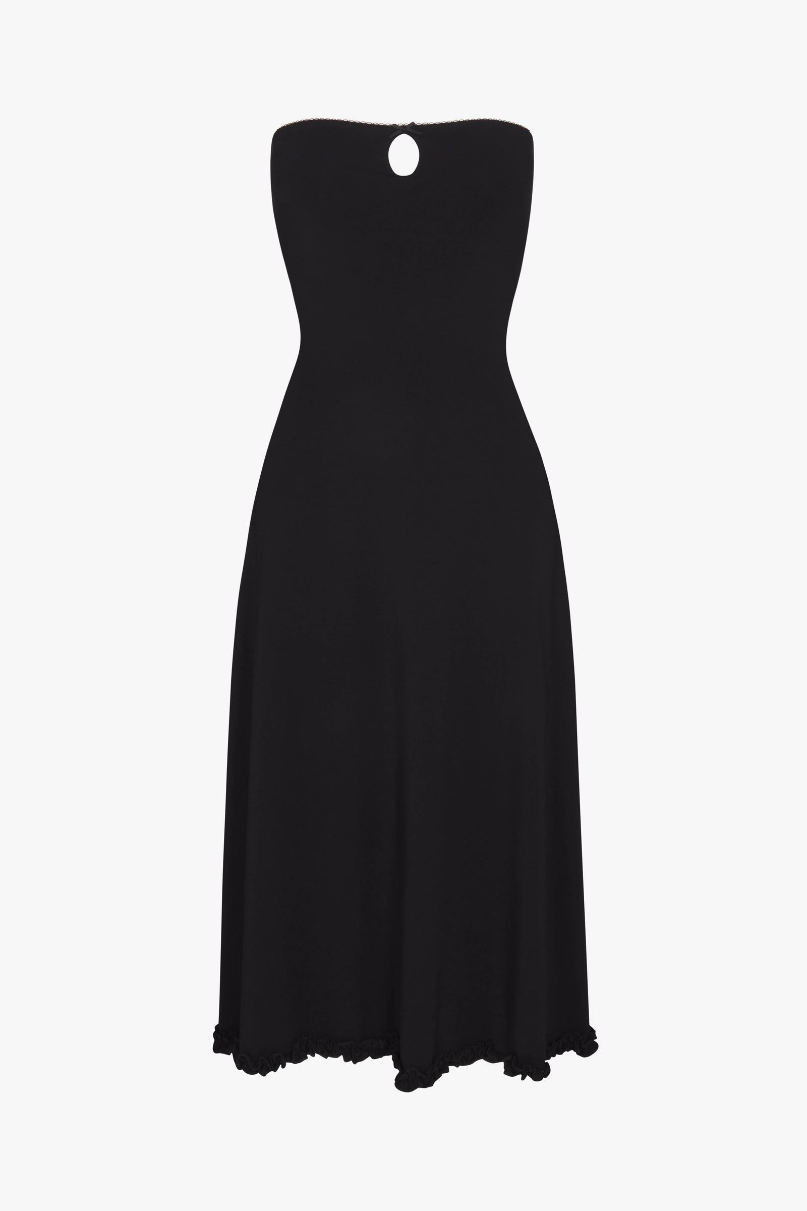 KEYHOLE TUBE DRESS IN ONYX XS / ONYX KEYHOLE TUBE DRESS IN ONYX XS / ONYX