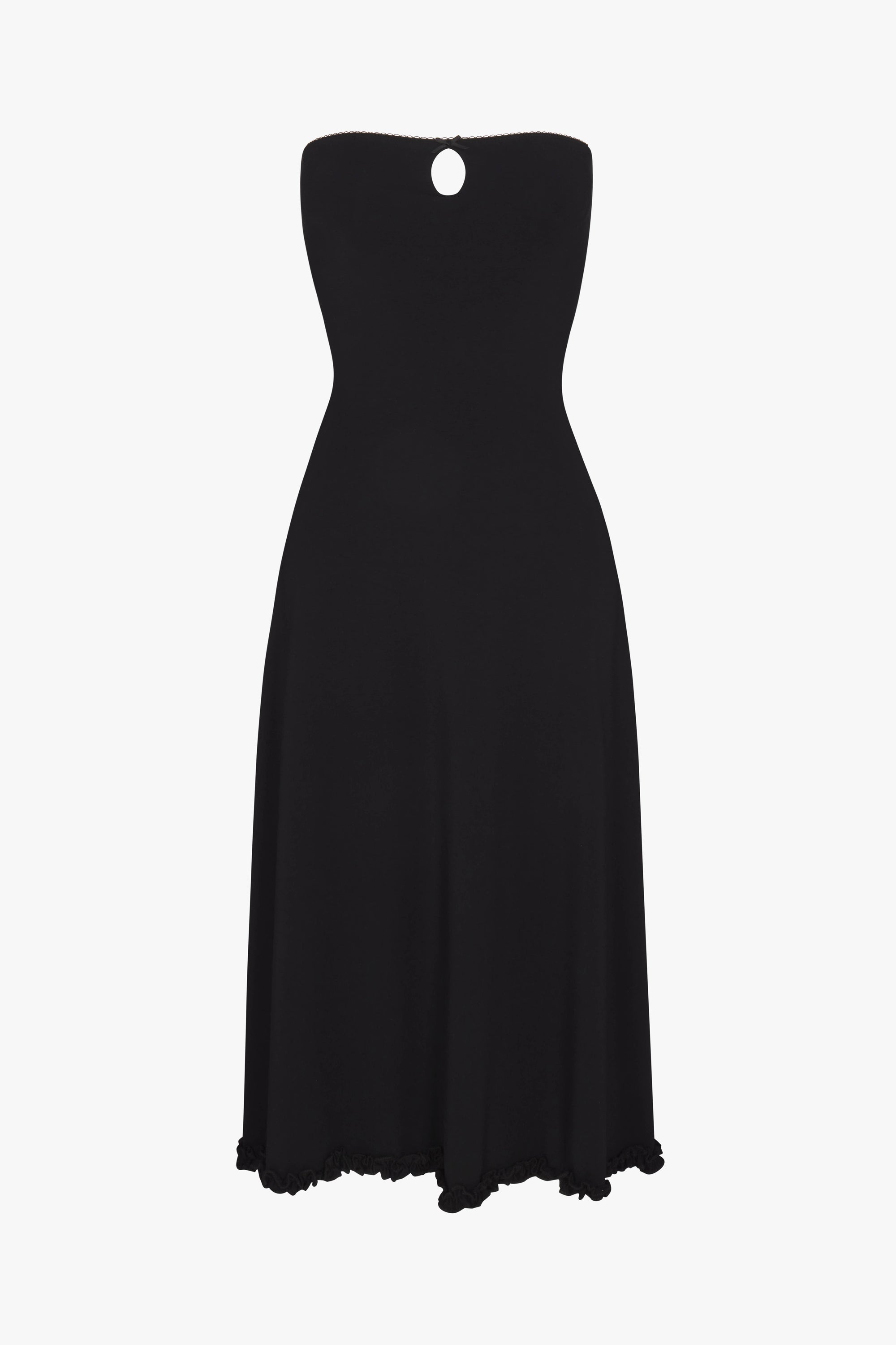 KEYHOLE TUBE DRESS IN ONYX – RAT BOI