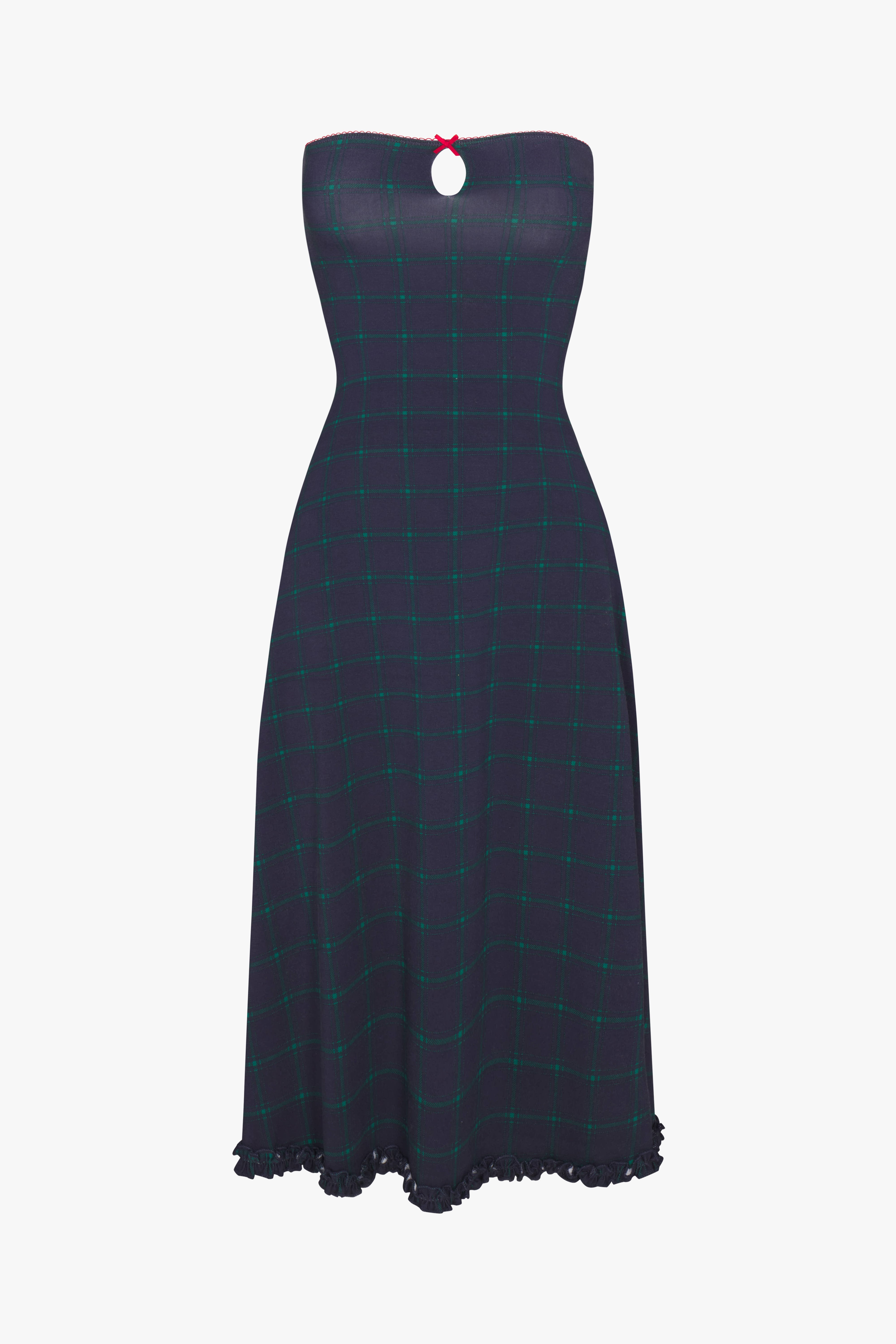 KEYHOLE TUBE DRESS IN OXFORD – RAT BOI