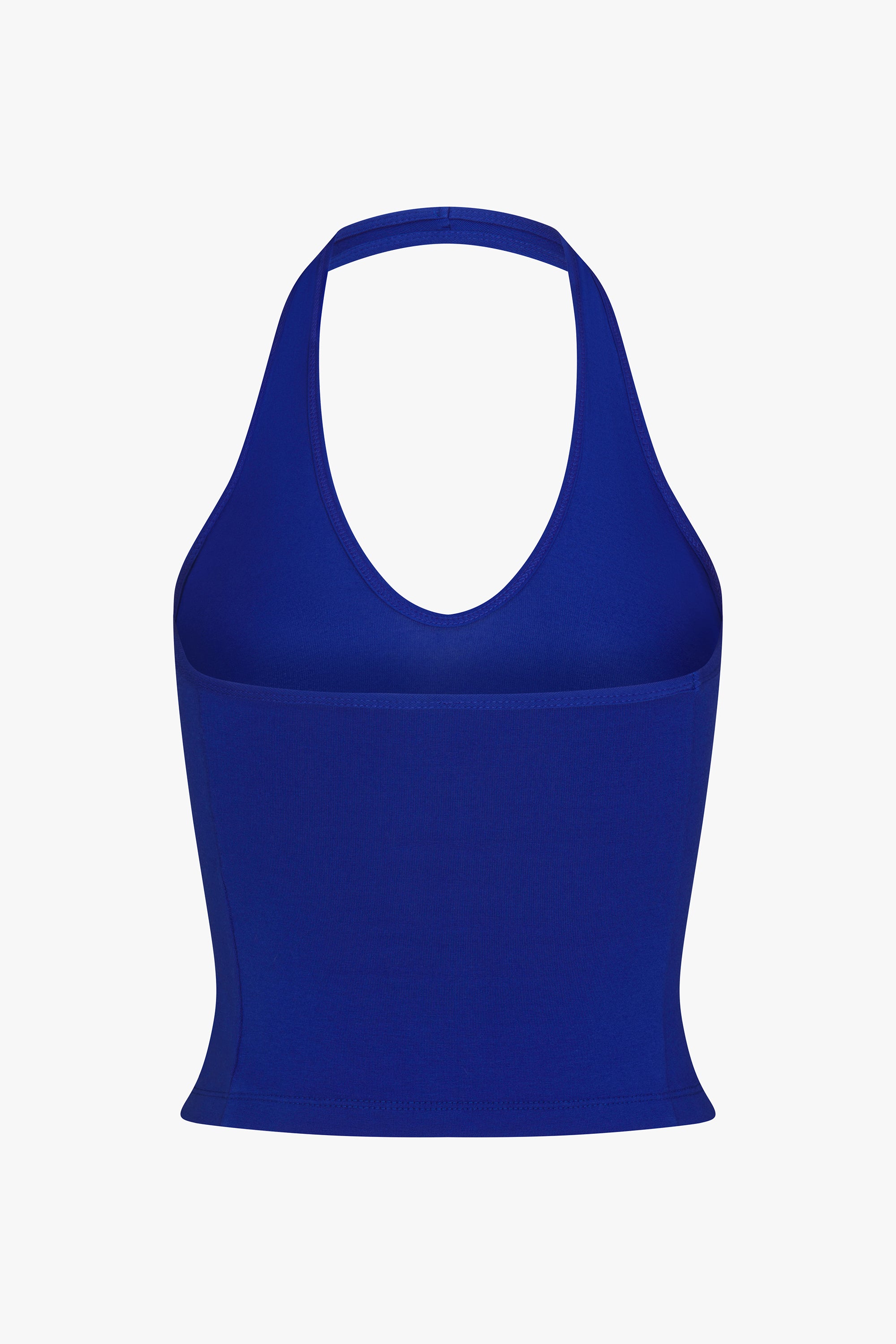 SPORTY HALTER TOP IN COBALT