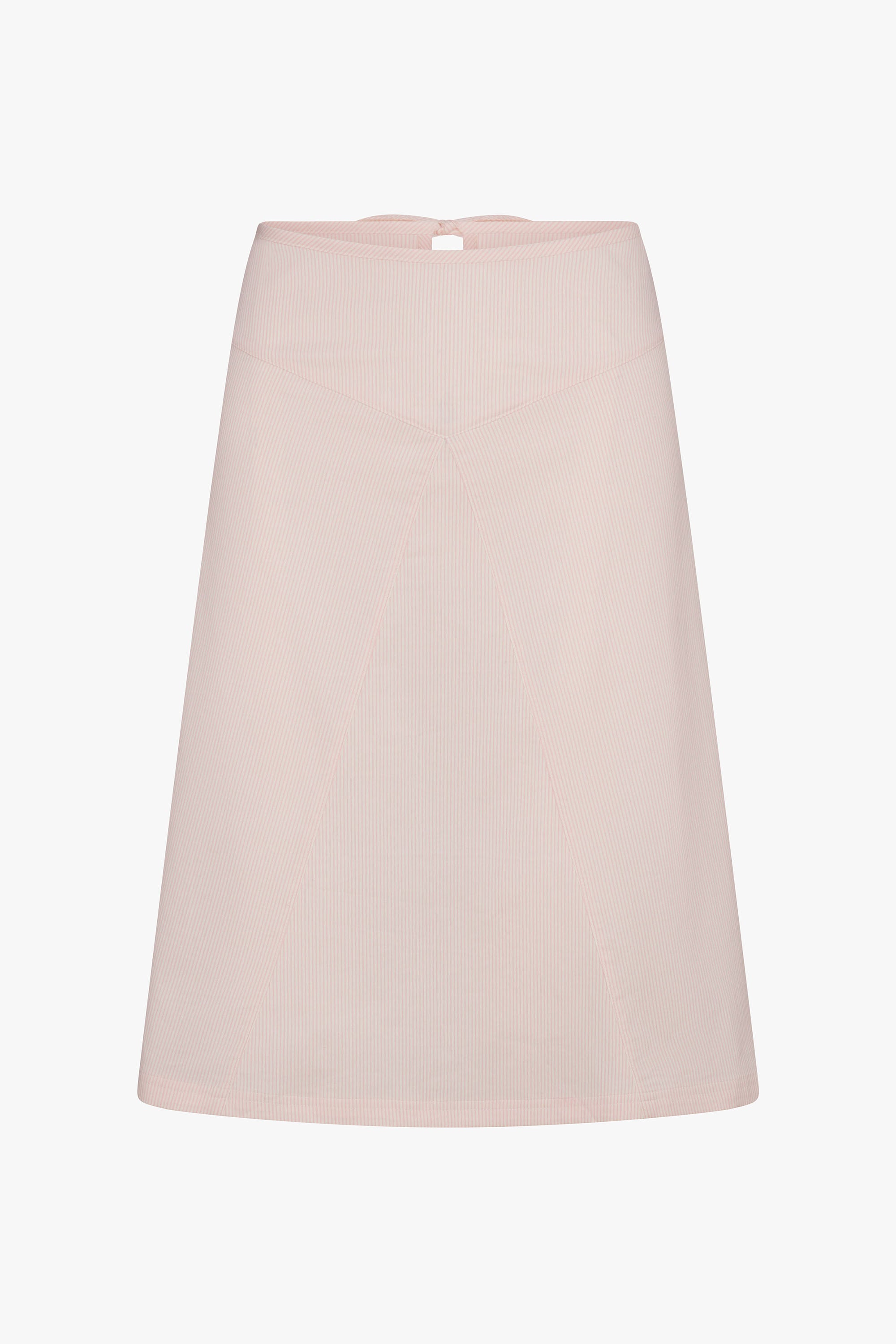 KEYHOLE MIDI SKIRT IN BLUSH STRIPE – RAT BOI