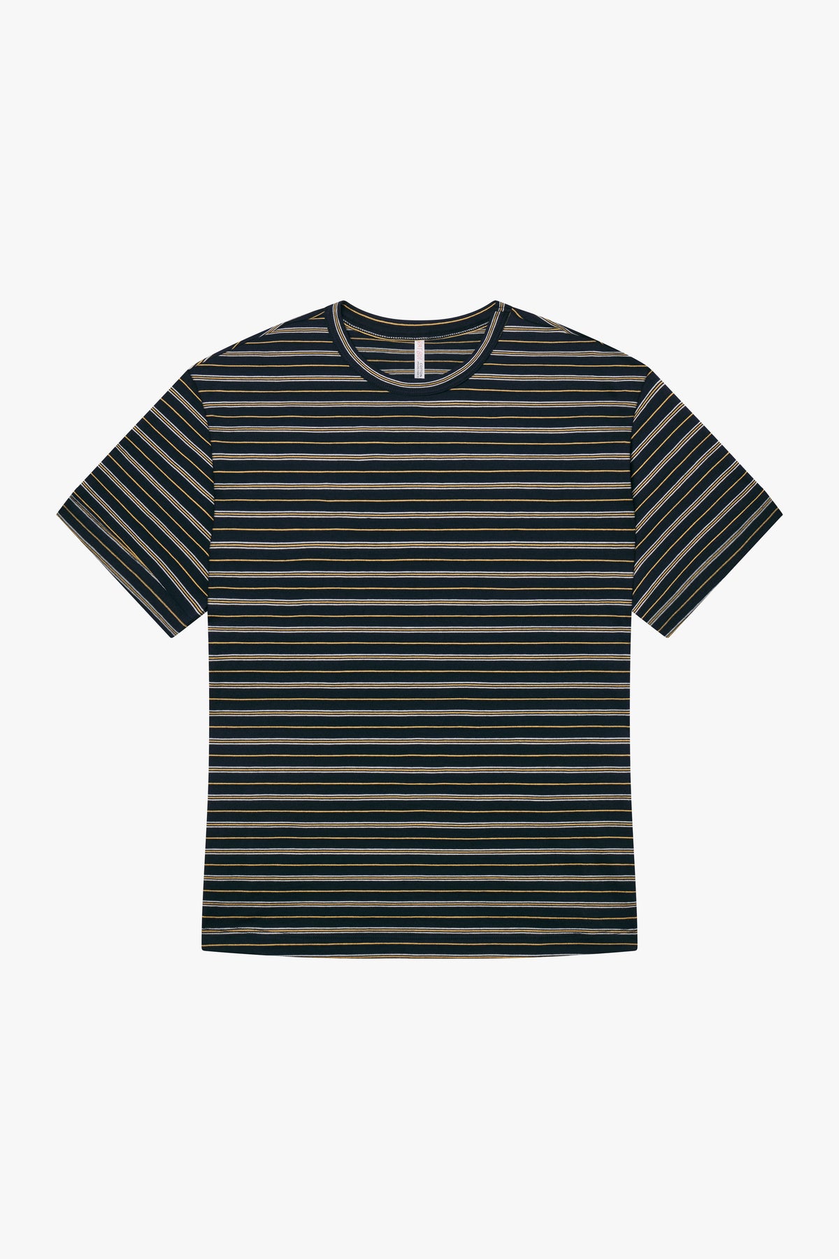 OVERSIZED BOIFRIEND T-SHIRT IN NAVY STRIPE