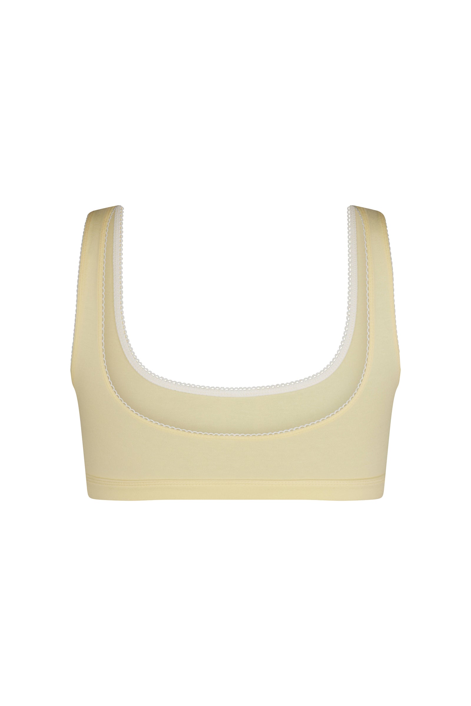 SUPPORT COTTON BRA IN BUTTER