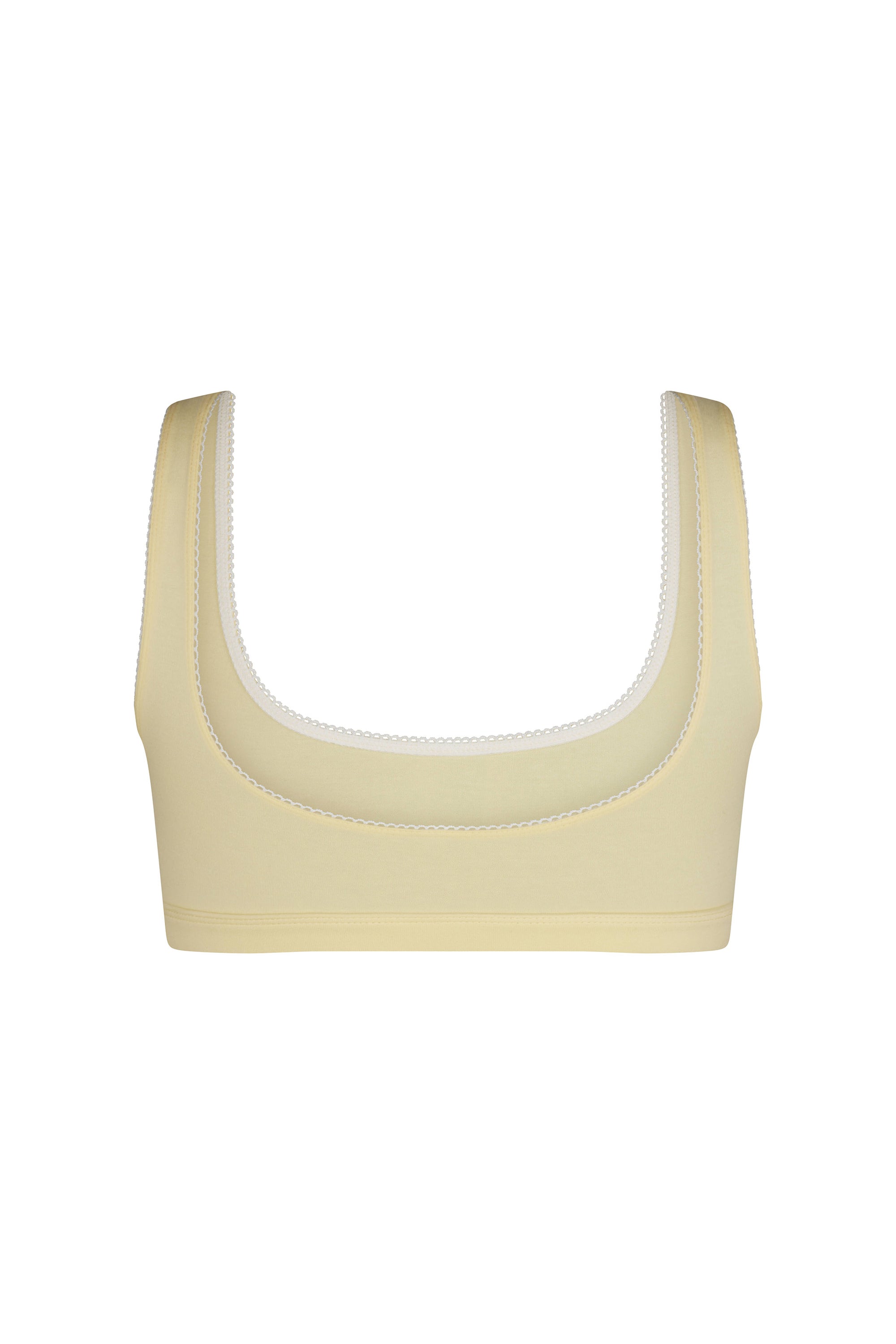 SUPPORT COTTON BRA IN BUTTER