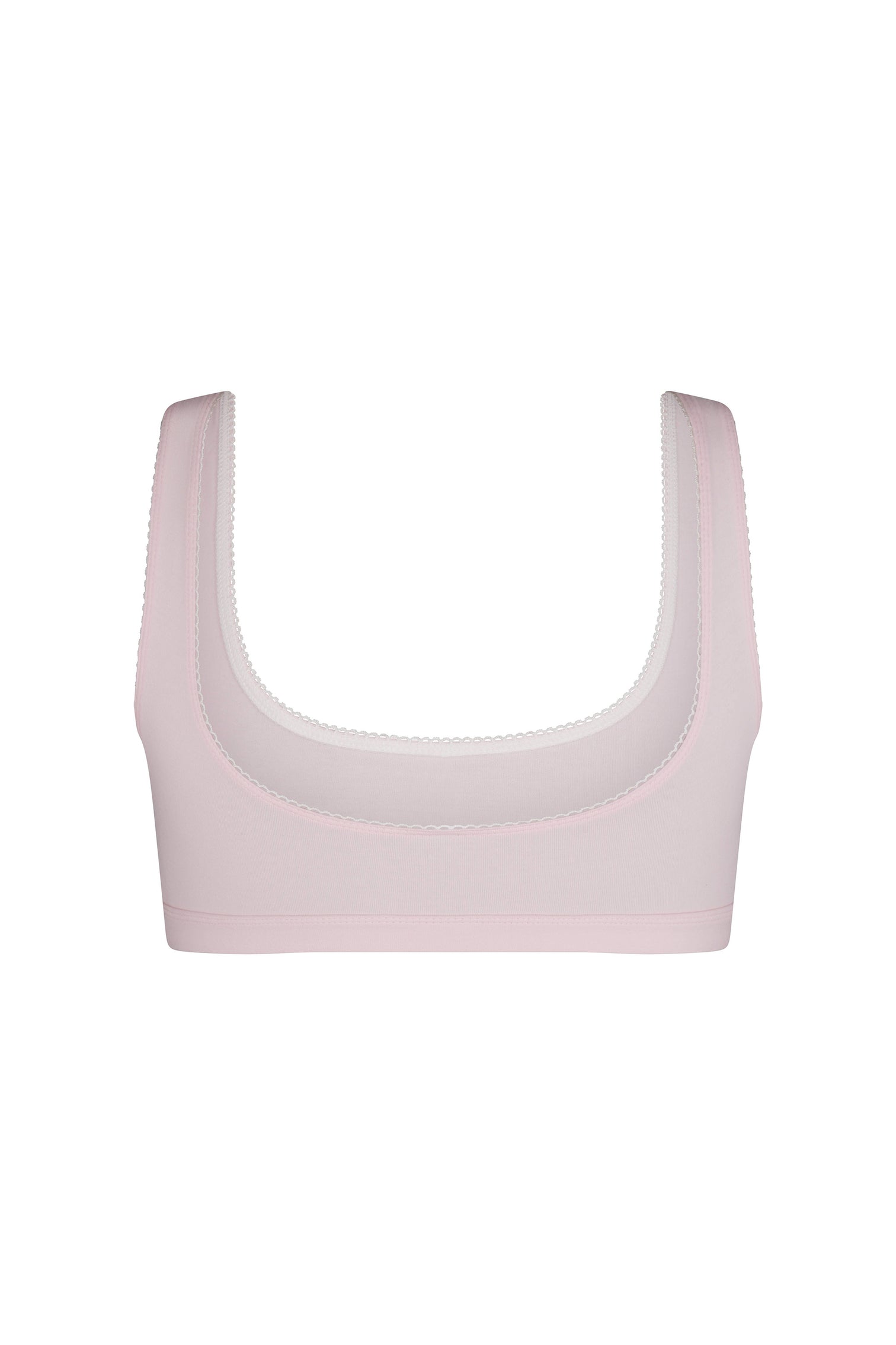 SUPPORT COTTON BRA IN BABY PINK – RAT BOI