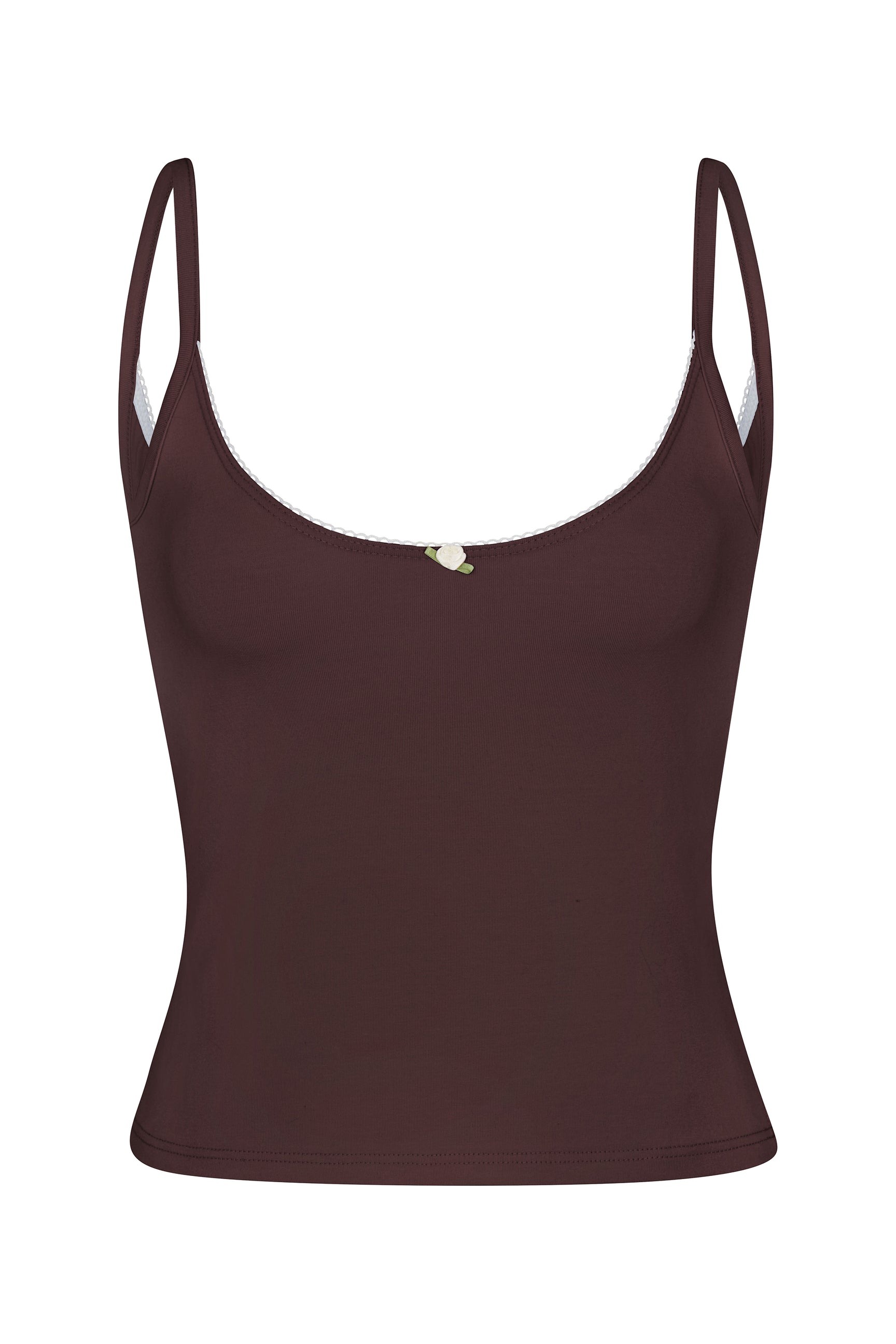 Basic Bae Bamboo Scoop Neck Double Spaghetti Straps Cami main image 1