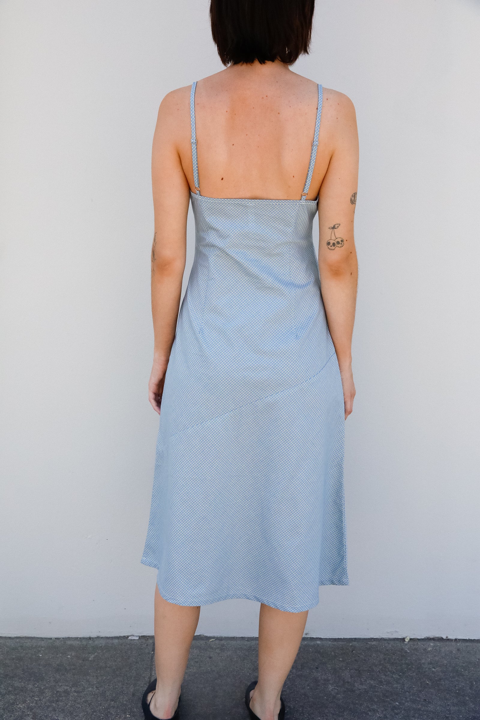 90'S BIAS SLIP DRESS IN CAPRI