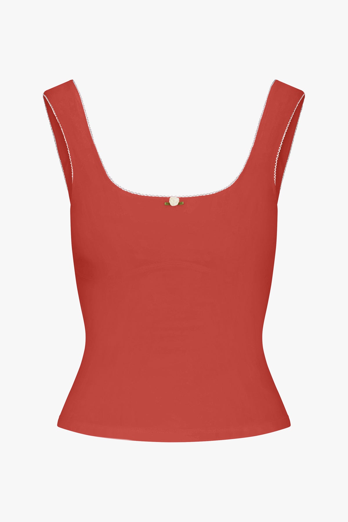 ROMANTIC TOP IN OCHRE