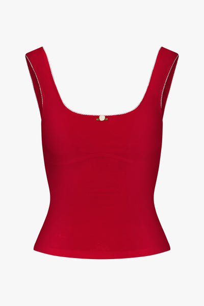 ROMANTIC TOP IN CHERRY – RAT BOI