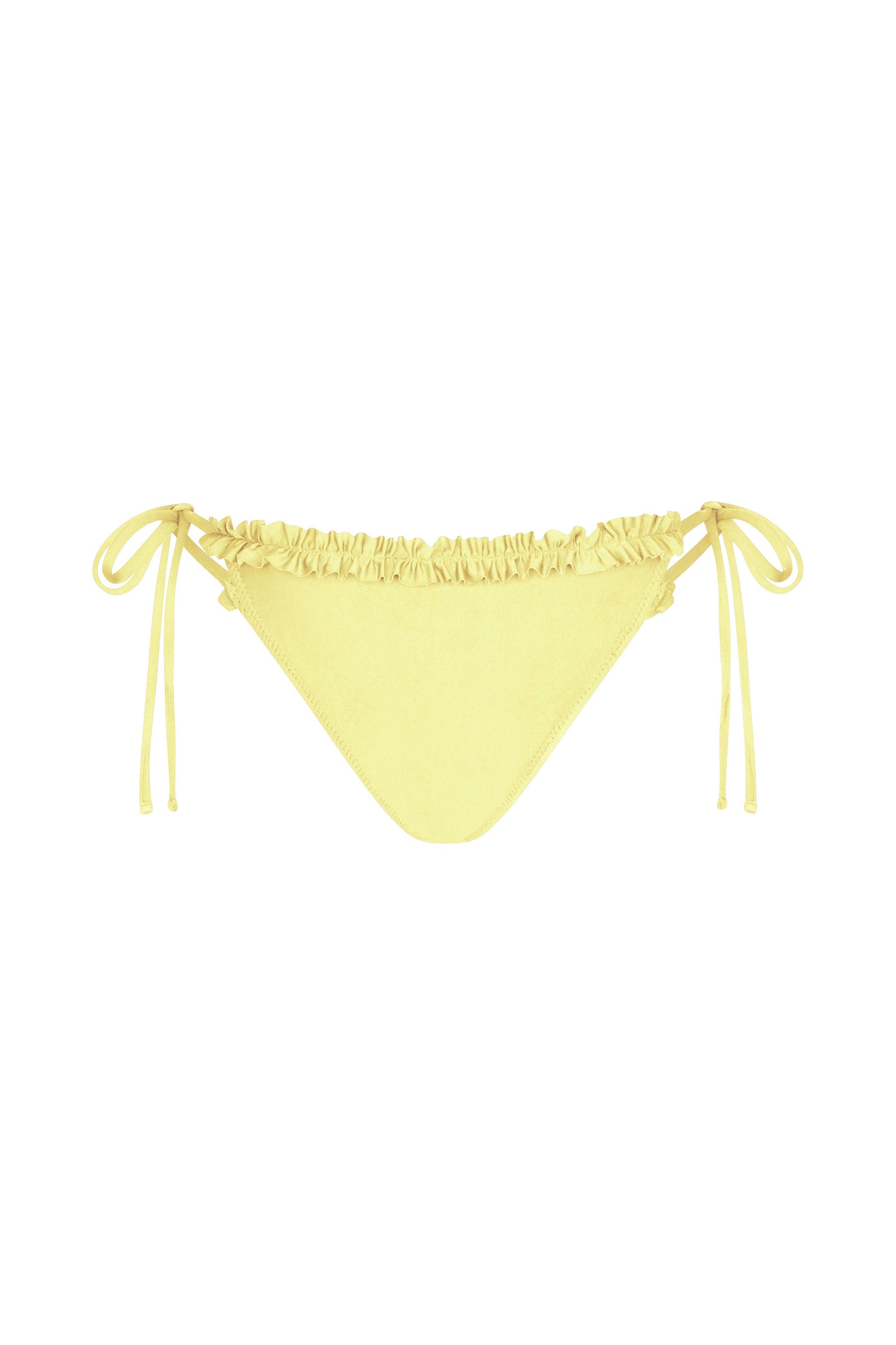RUFFLE CHARM BIKINI BOTTOM IN BUTTER